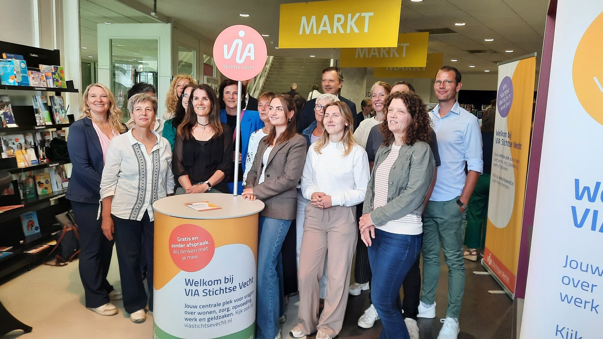 VIA Stichtse Vecht van start in Bibliotheek Maarssenbroek: één centraal punt voor al je sociale en m