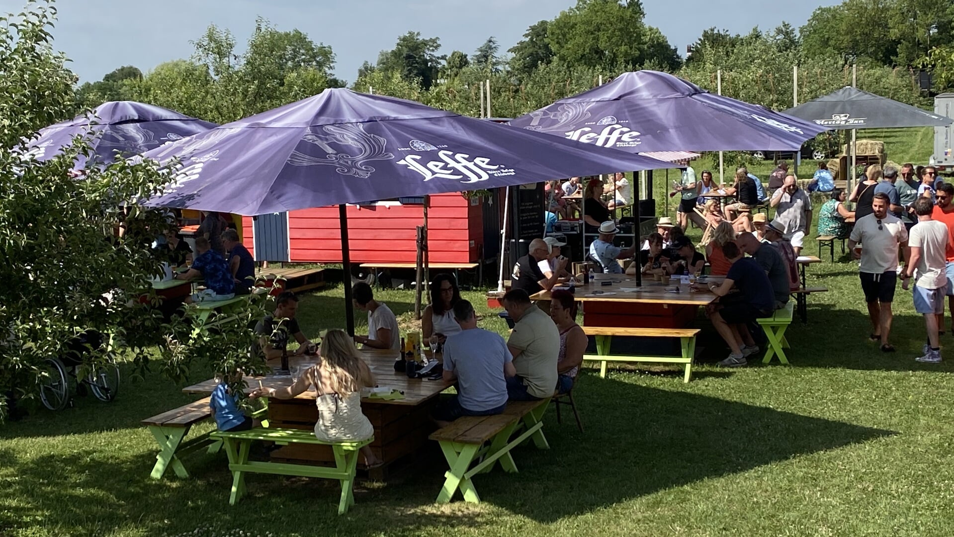 Drukbezocht Betuws Bierfestival op Heerlijkheid Eck en Wiel