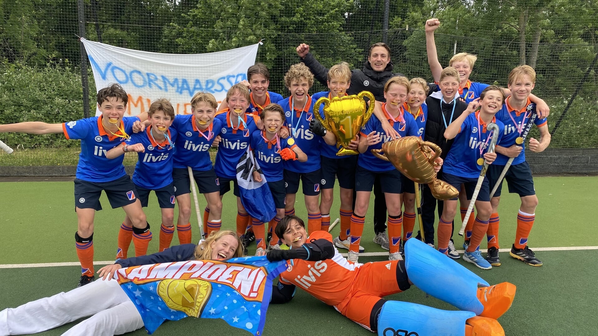 MHV JO14-1 nu al kampioen en kwalificatie voor het NK