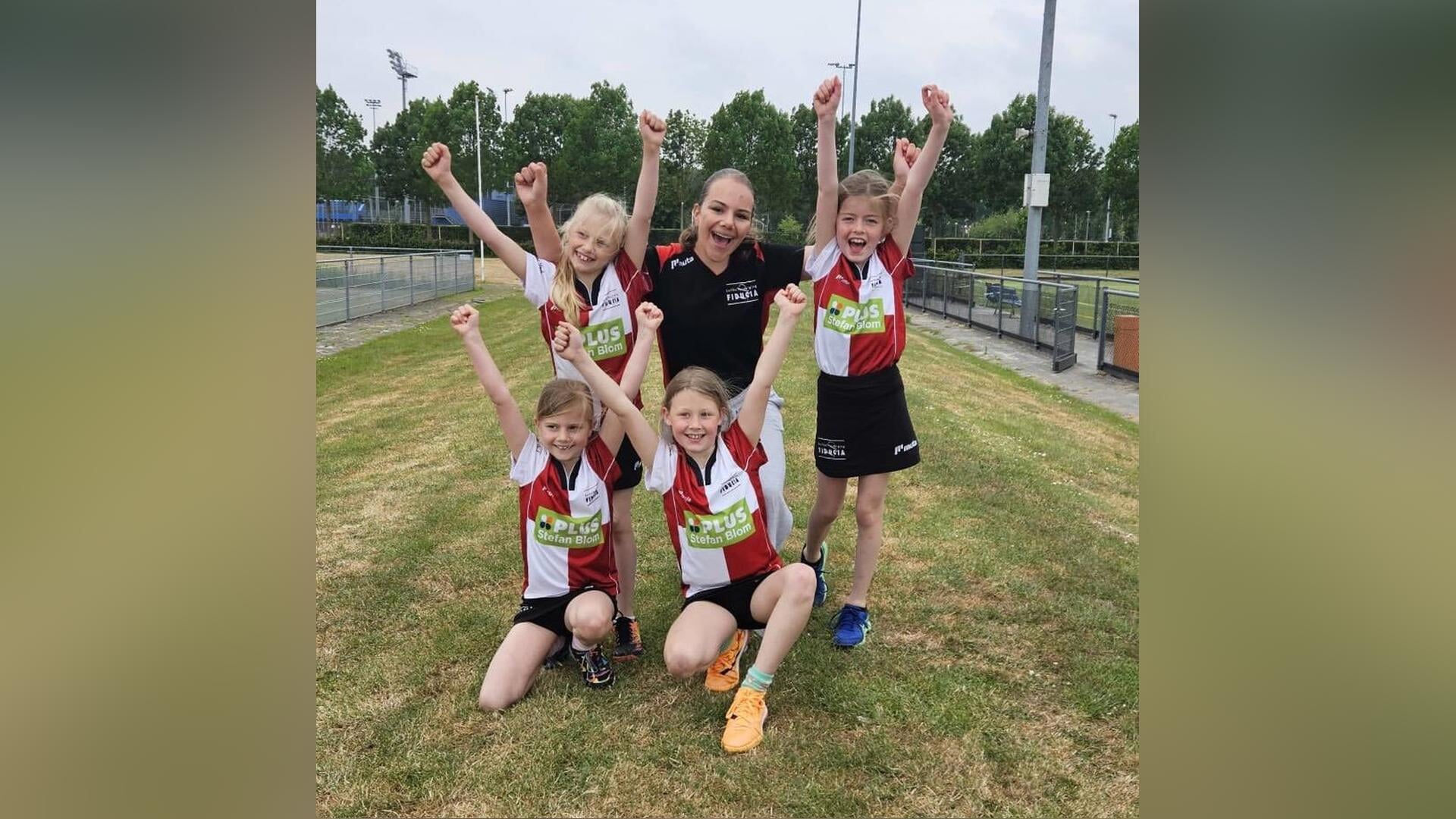 Kampioenenparade bij korfbalvereniging Fiducia!