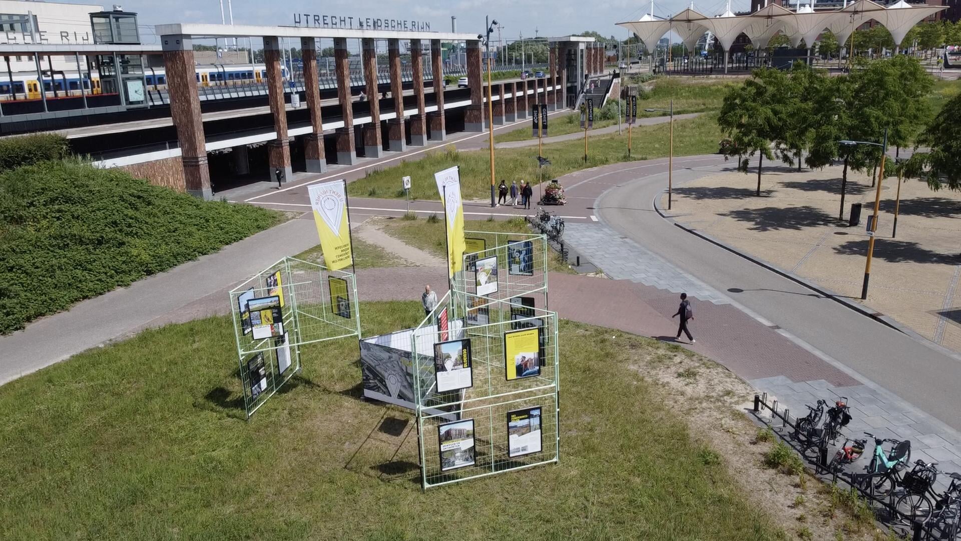 Van 7 meter diep naar 140 meter hoog in Leidsche Rijn Centrum, van het verleden via het heden naar d