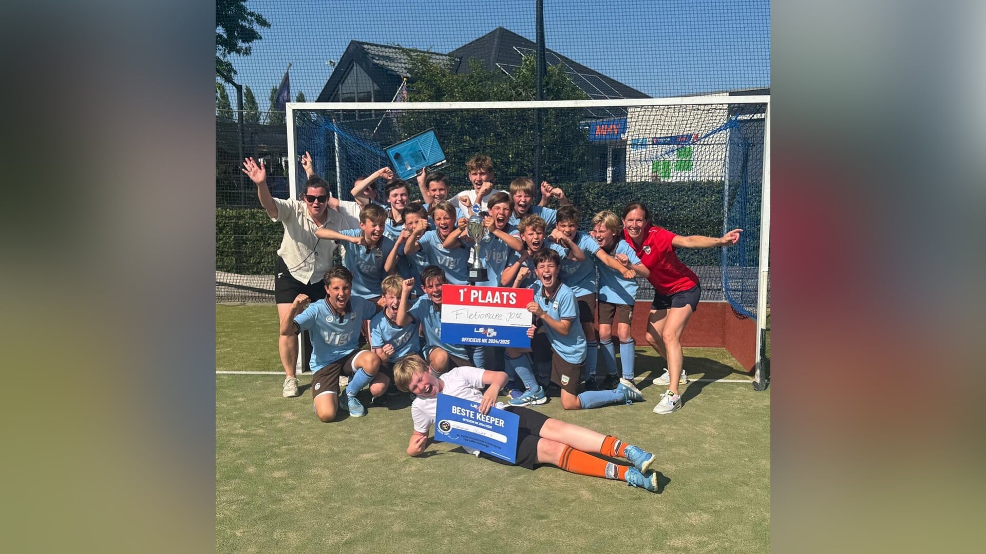 Fletiomare JO12-1 kroont zich tot beste hockeyteam van Nederland