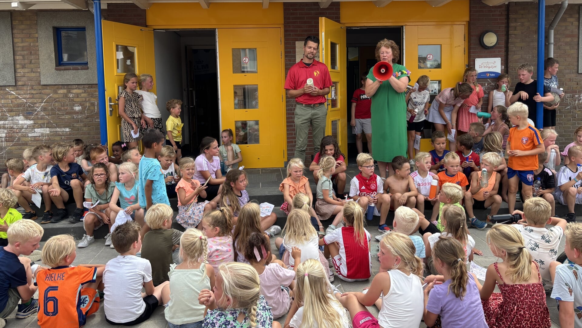 De Wegwijzer in Kockengen hield een sponsorloop voor het goede doel