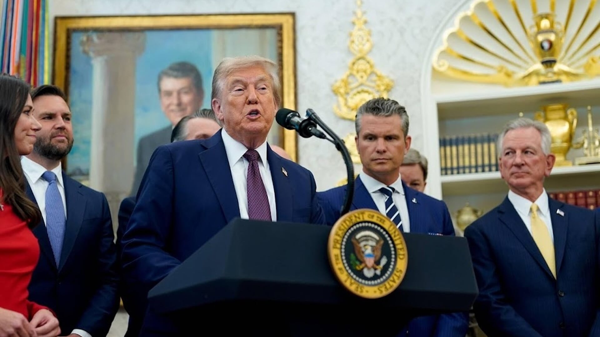Trump kondigt verhuizing aan van hoofdkantoor Space Command