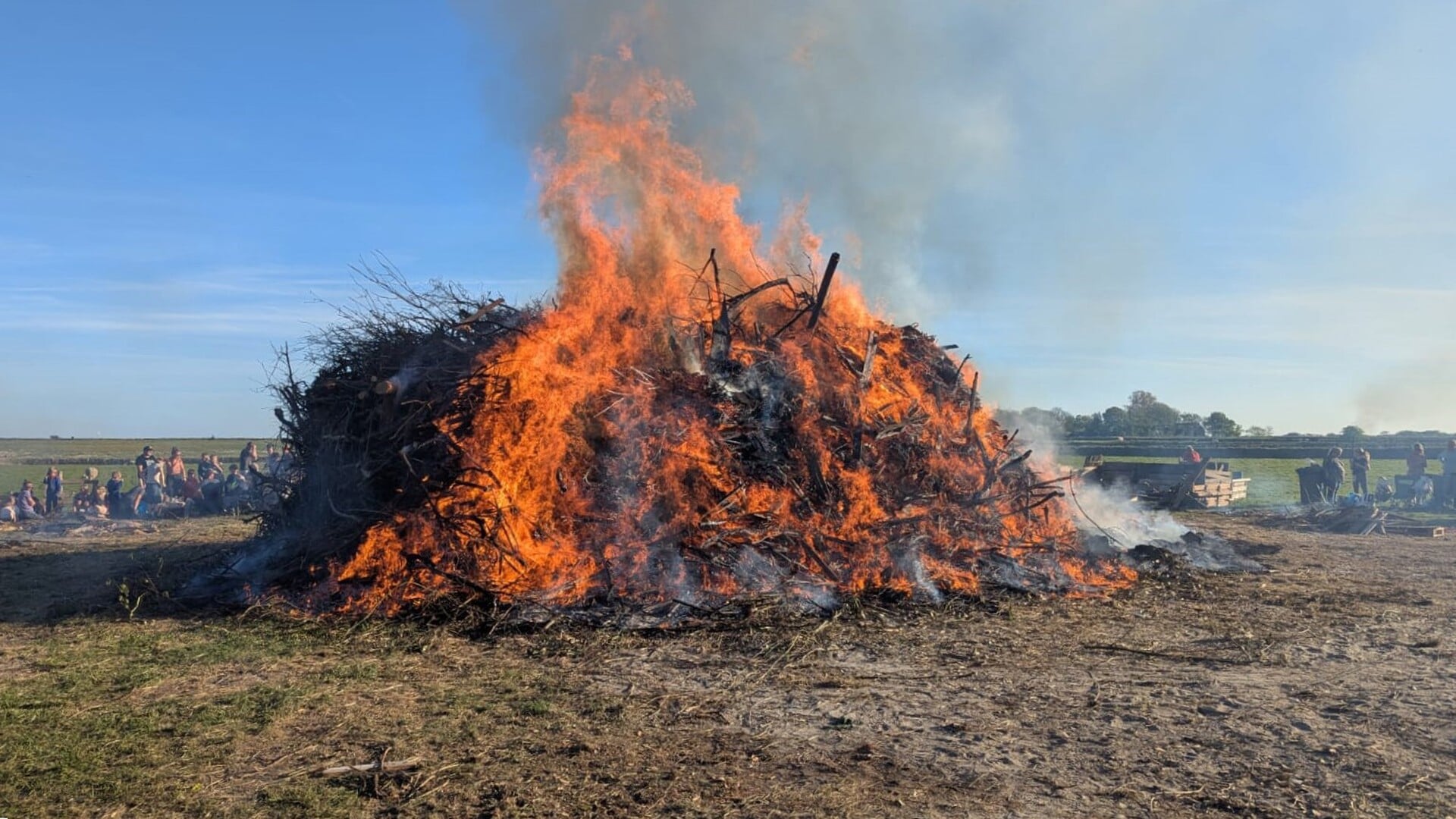 Meierblissen op Texel ontstoken