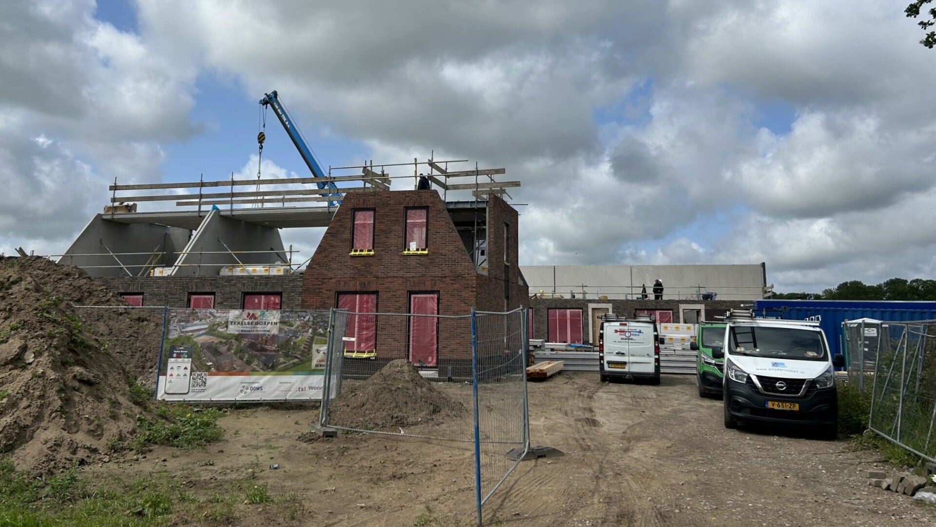 Nieuwbouw Oosterend begint vorm te krijgen