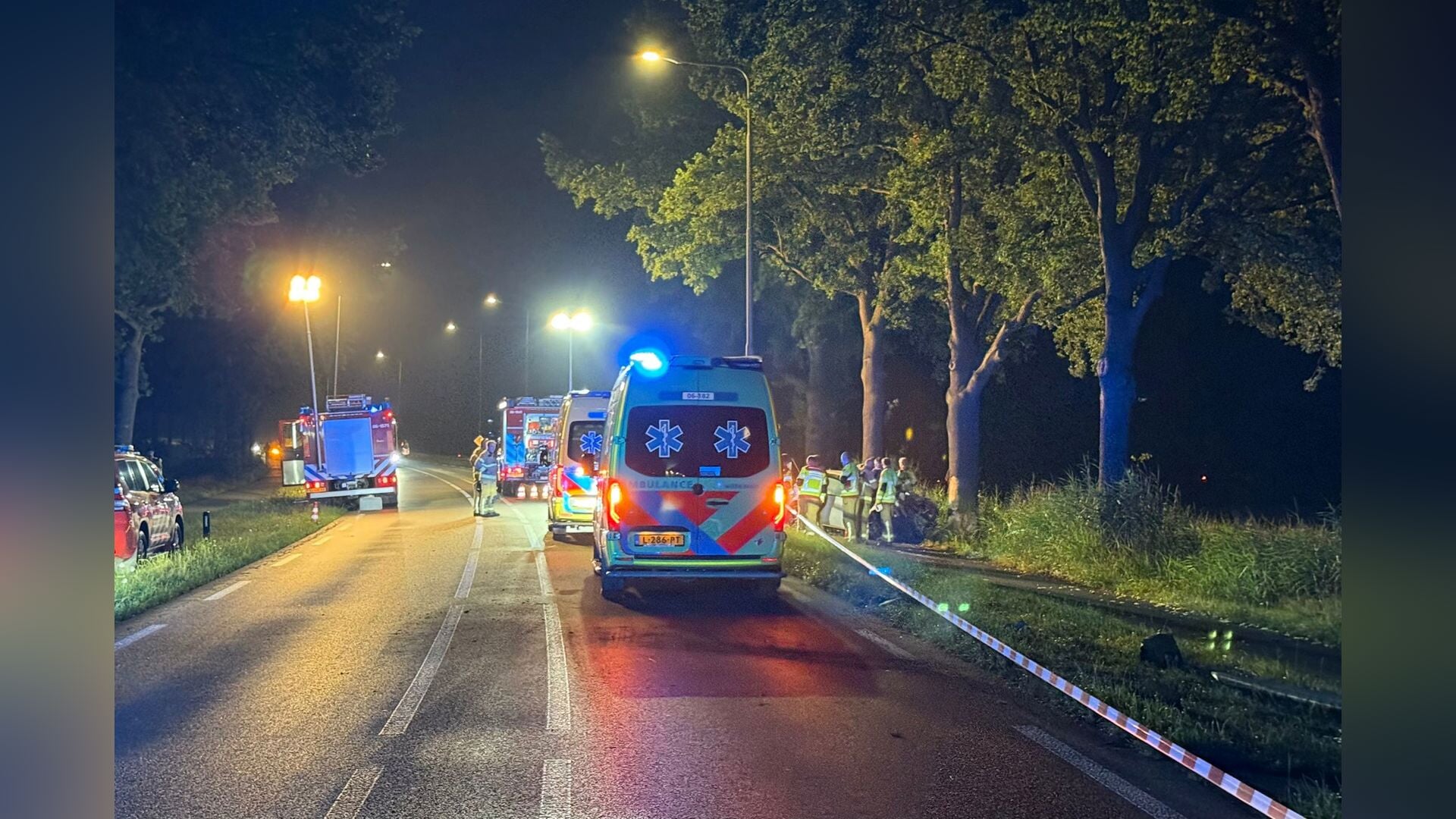 Automobilist overleden bij eenzijdig ongeval in Oldebroek