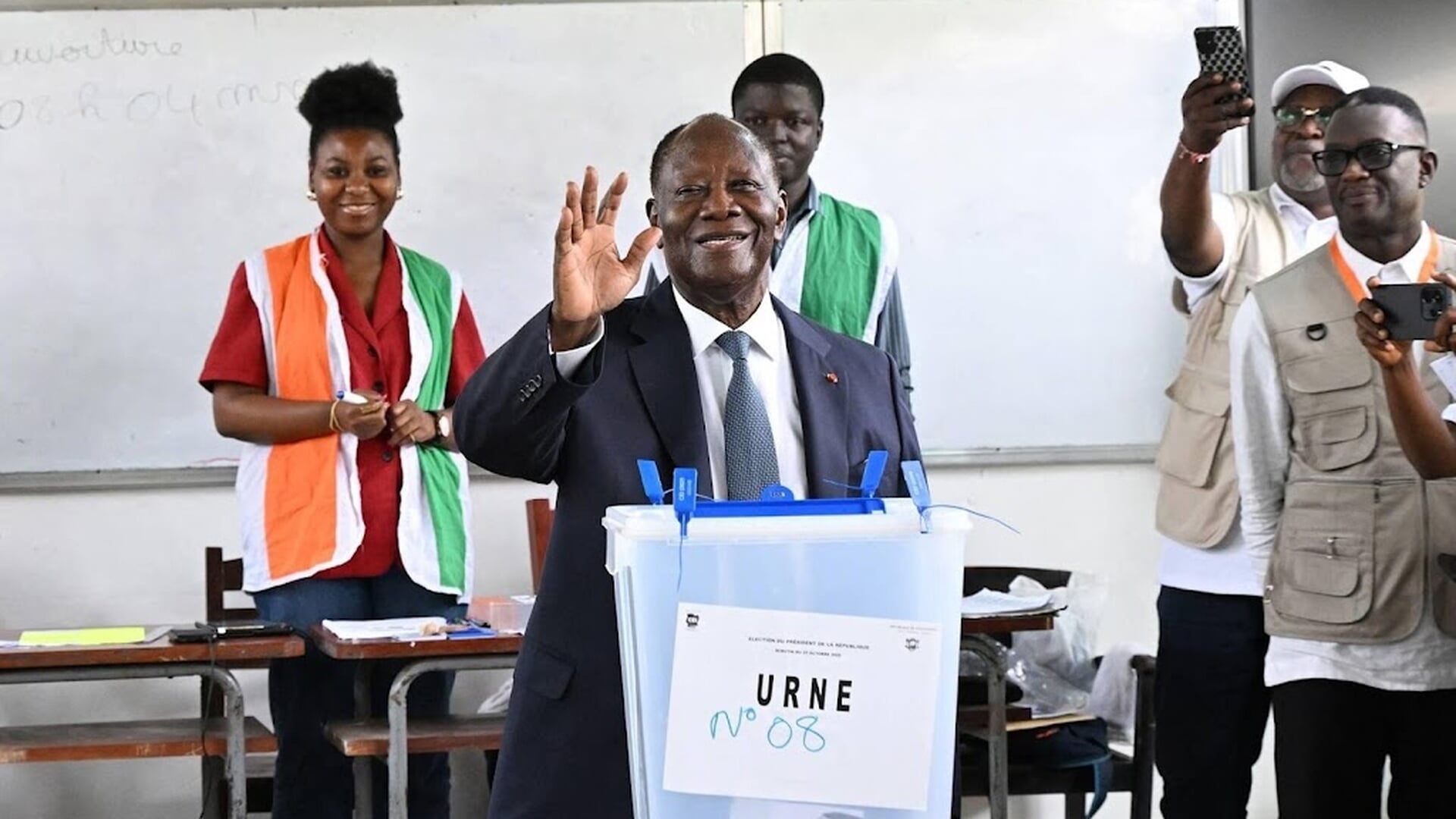 Zittende president Ivoorkust hard op weg naar verkiezingswinst