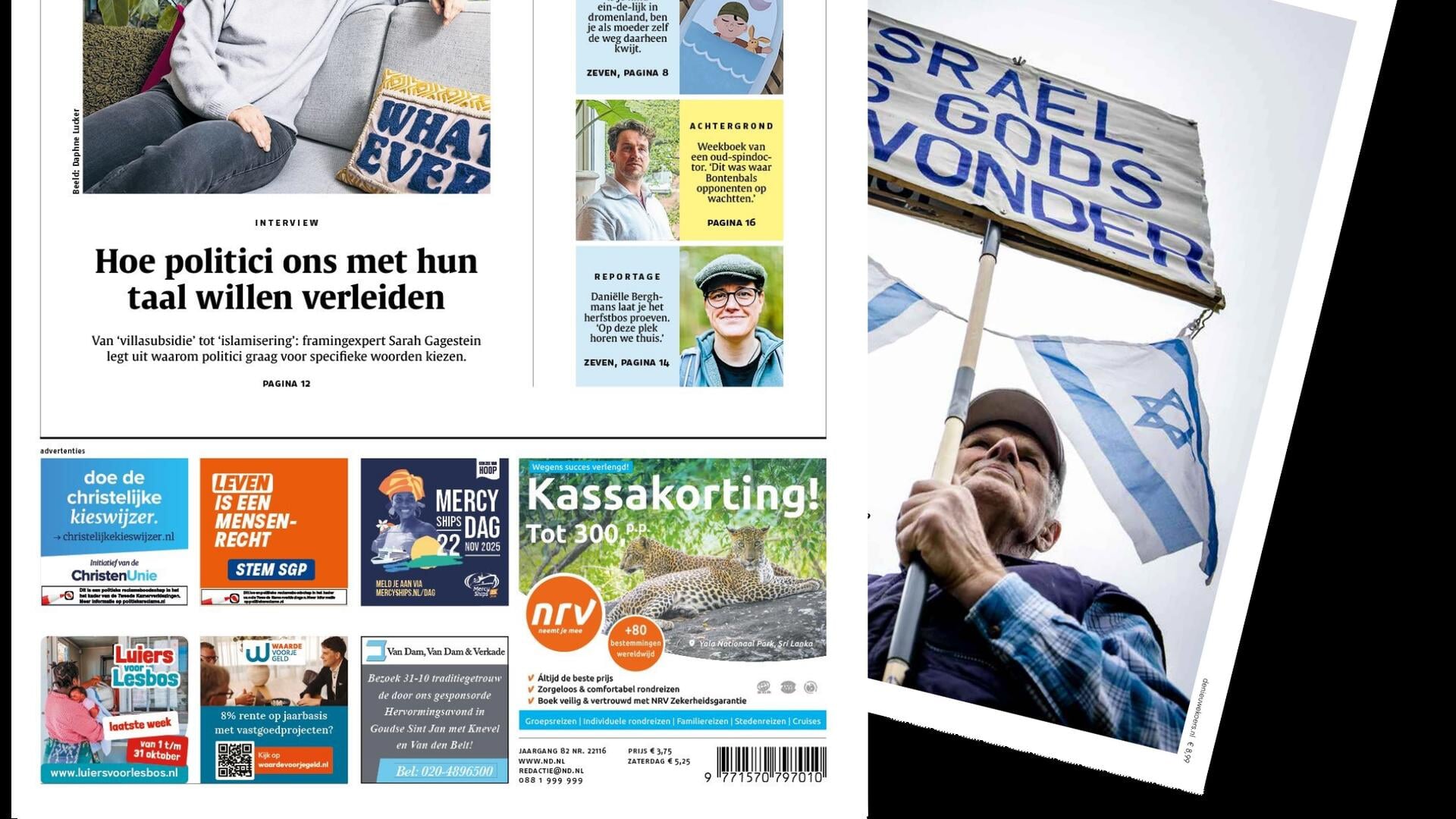 De Nieuwe Koers wordt maandelijks magazine bij het Nederlands Dagblad. Dit gaat u ervan merken