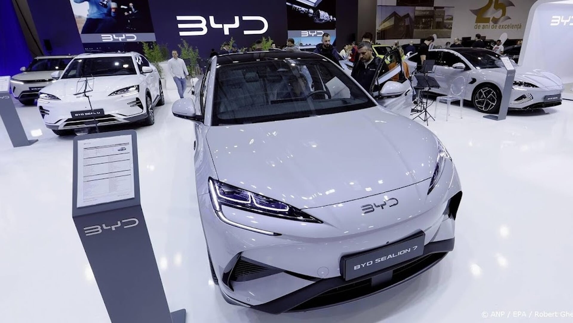 Chinese autofabrikanten breken verkooprecords in Europa