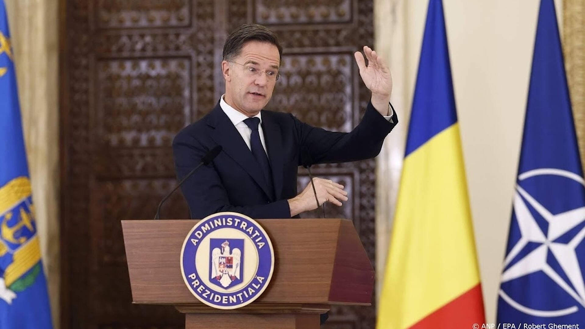 Rutte tracht zorgen over terugtrekking VS uit Roemenië te sussen