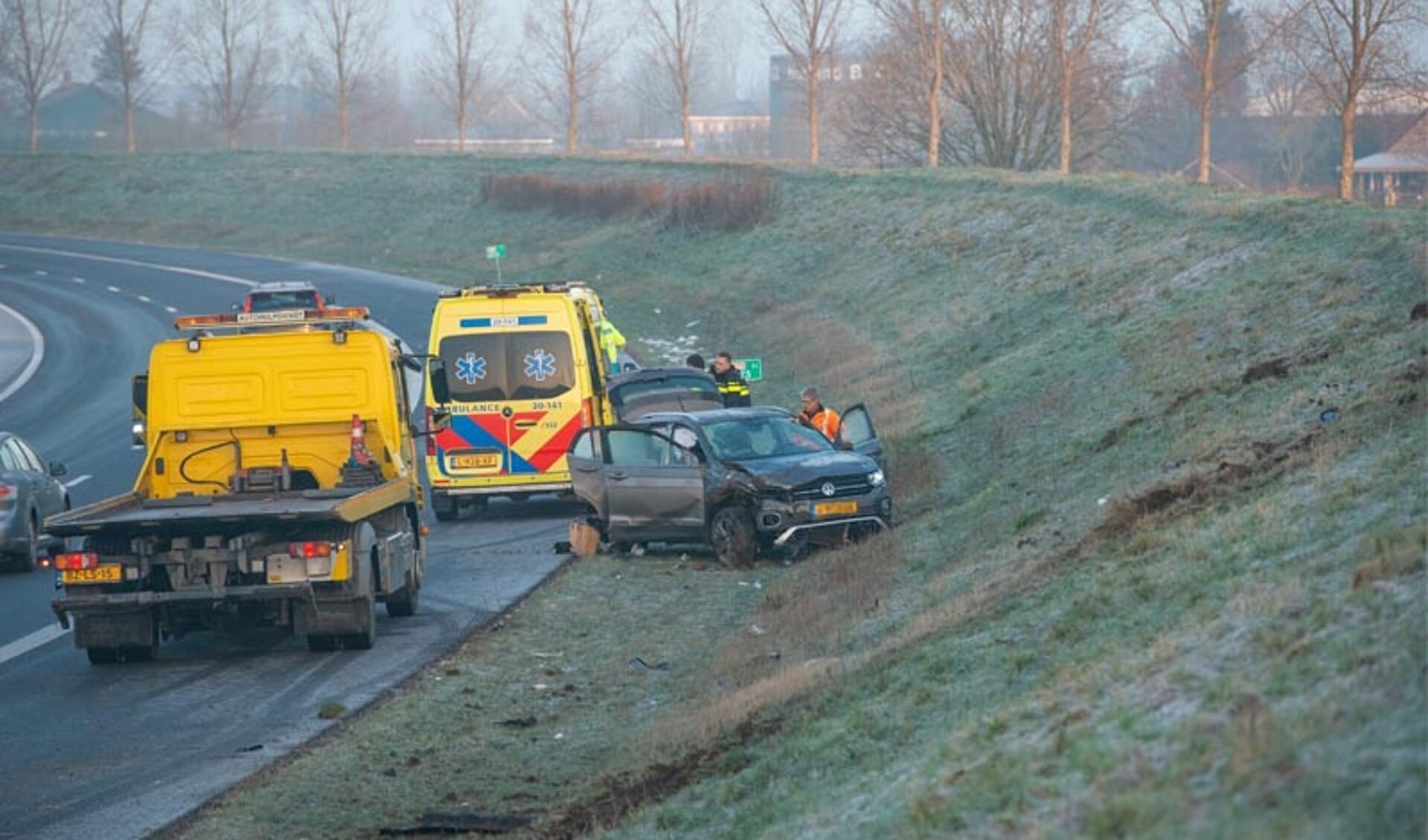 Ongevallen op A4 bij Lepelstraat