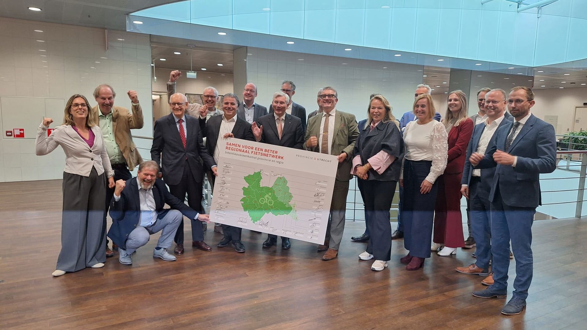 Gemeente ondertekent intentieovereenkomst voor verbetering fietsnetwerk