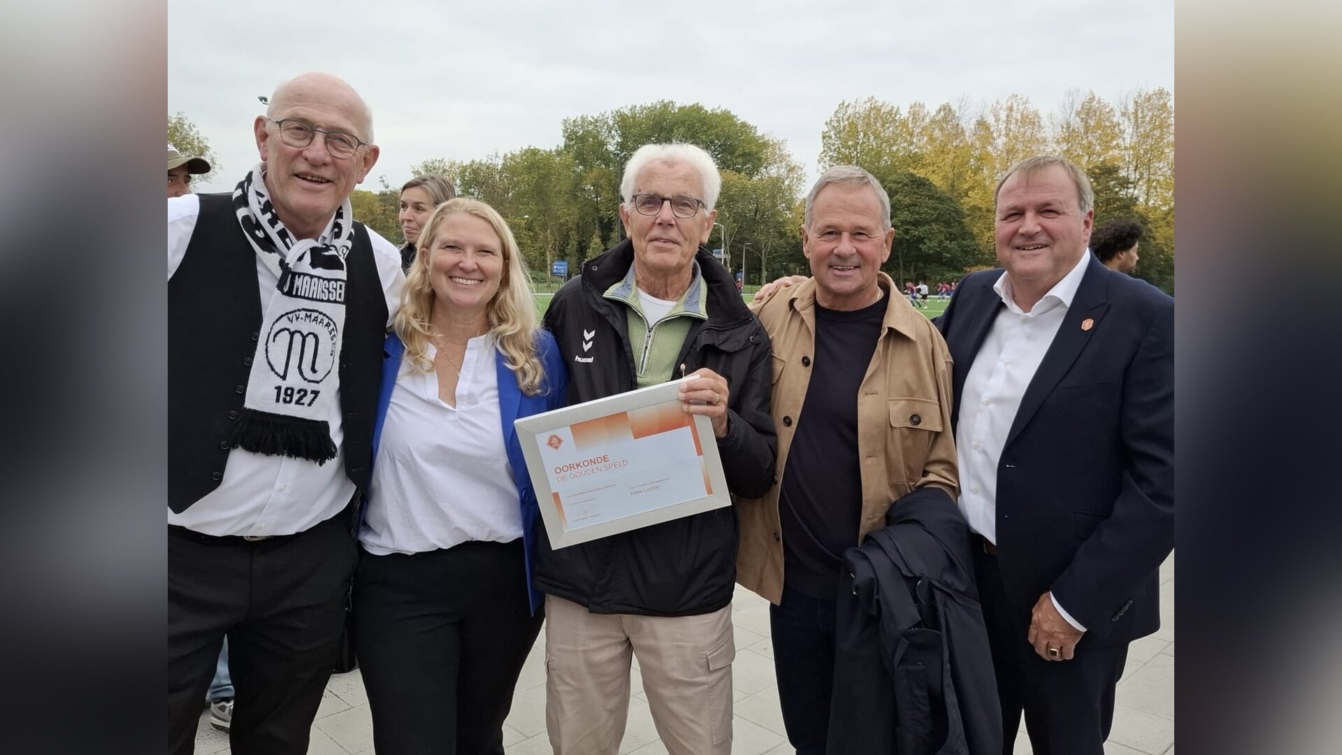 KNVB onderscheiding voor Kees Lodder van VV Maarssen