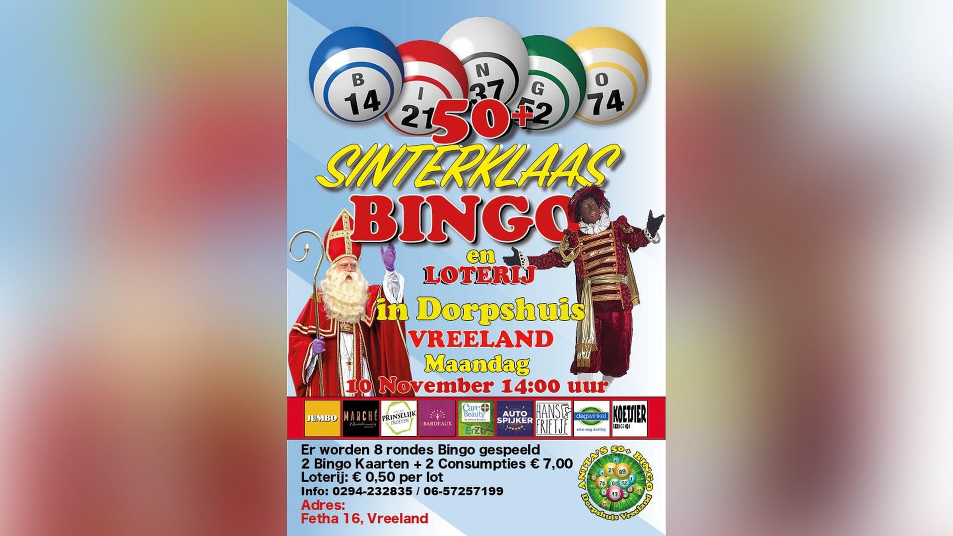 Gezellige Sinterklaas Bingo in Vreeland: Komt u een Kansje Wagen?