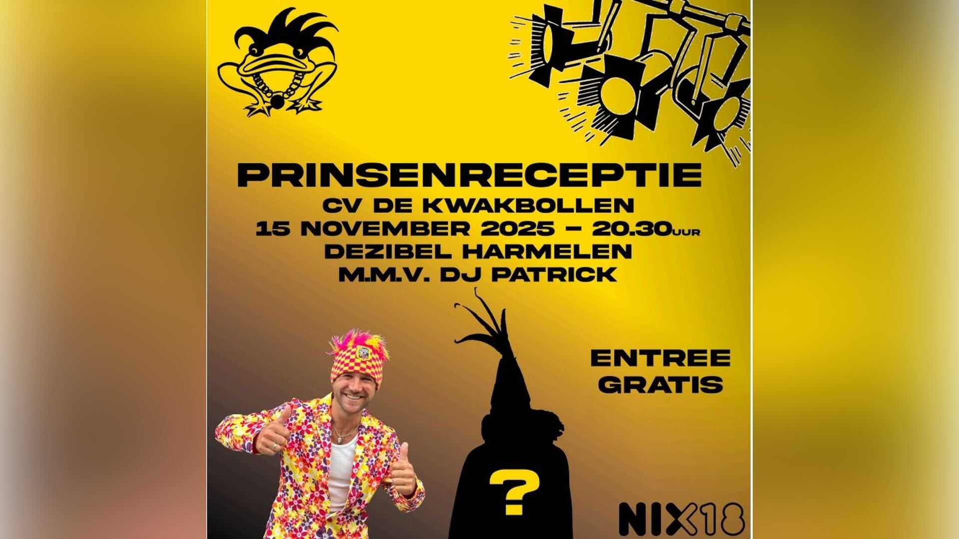 De Kwakbolllen gaan nieuwe prins bekend maken