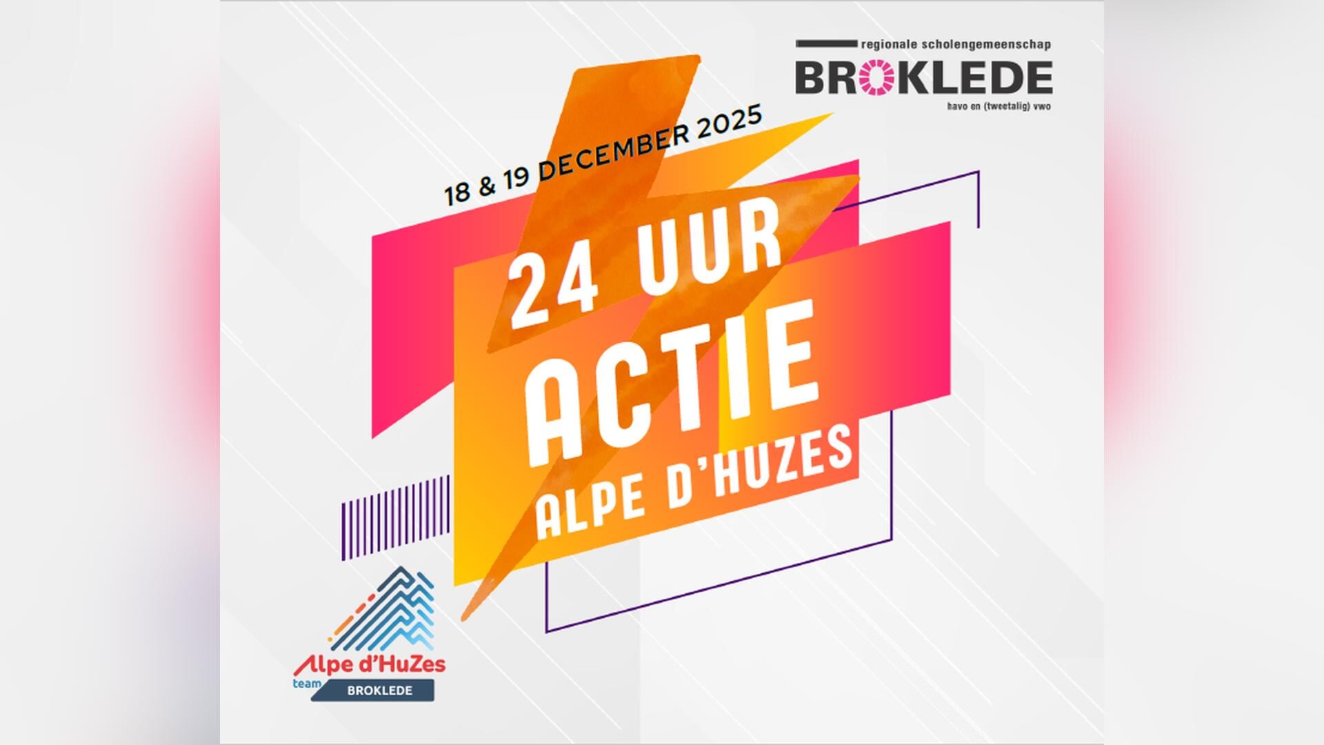 Broklede bruist 24 uur voor Alpe d’HuZes