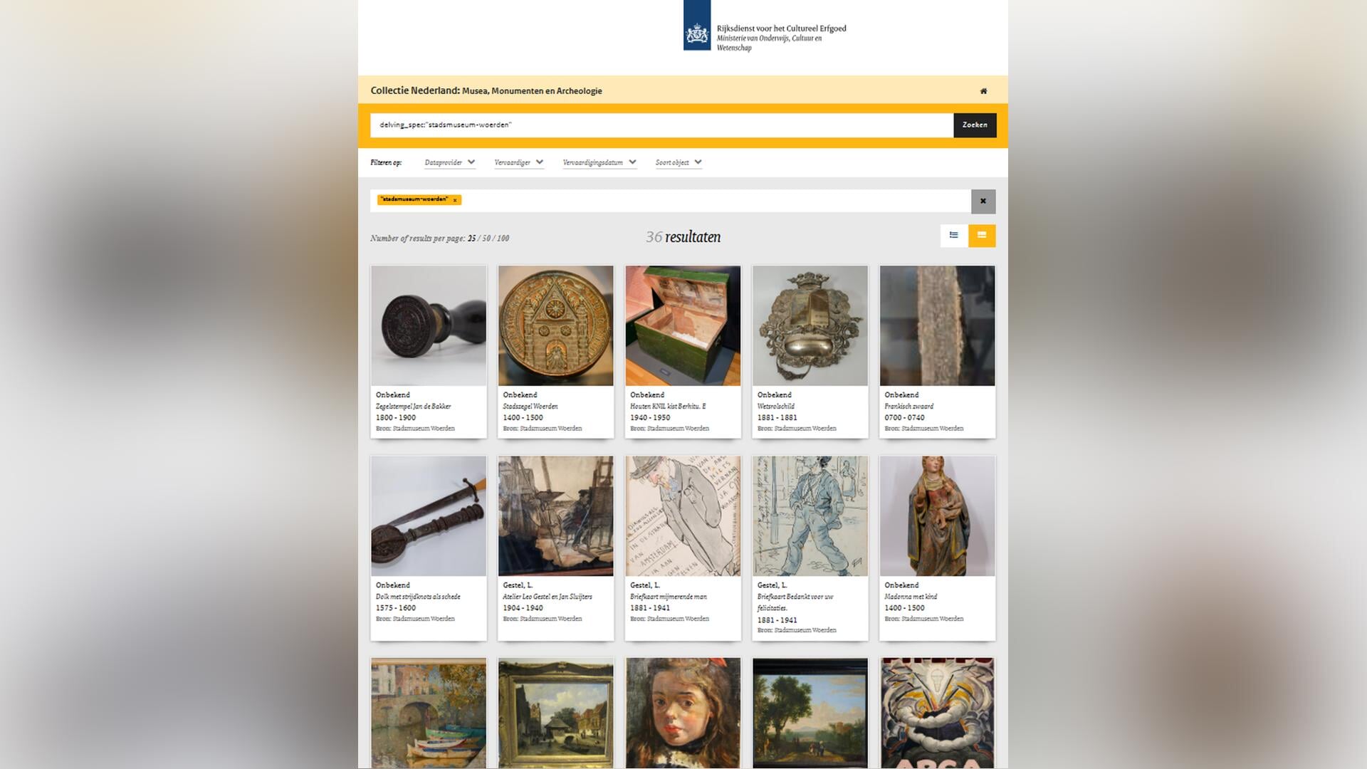 Eerste deel collectie Stadsmuseum Woerden nu wereldwijd zichtbaar!