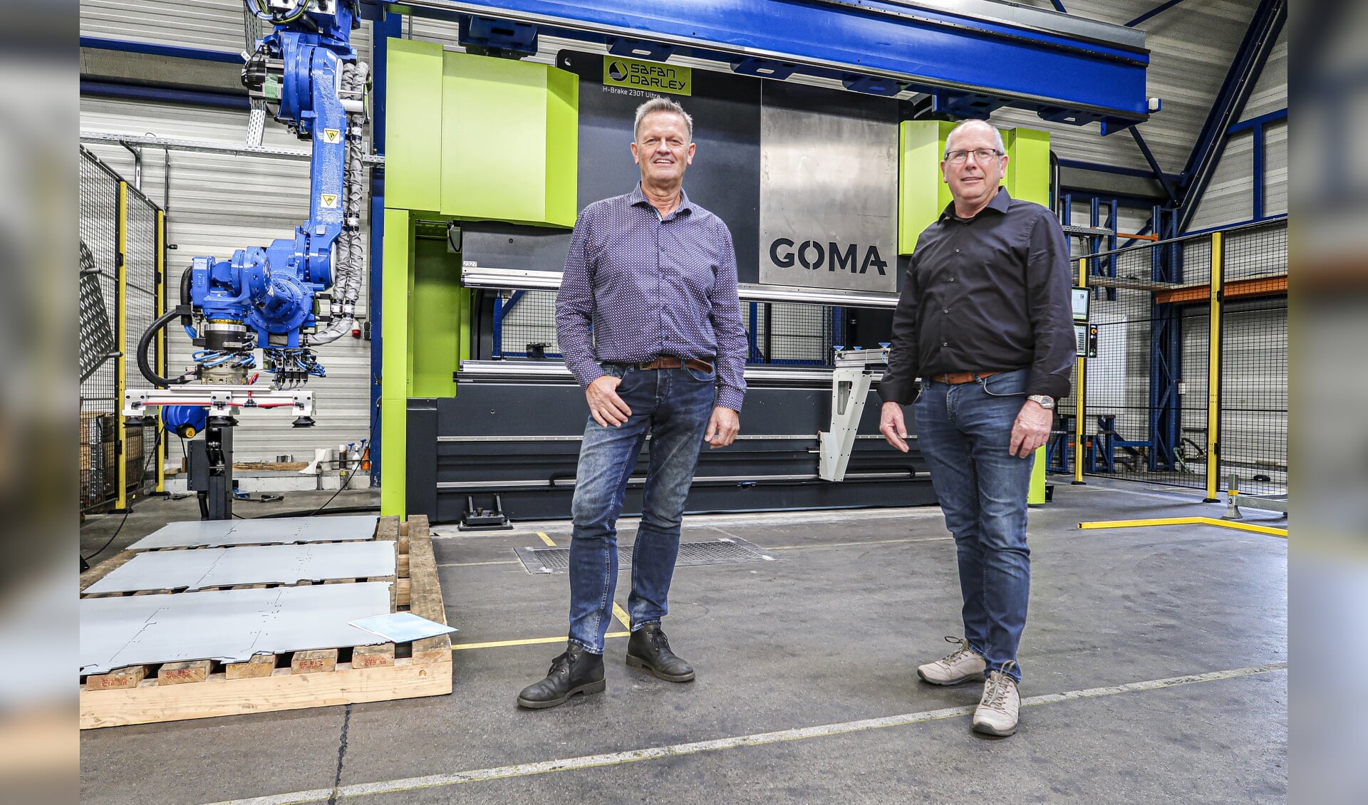 Johan, Jan en nog vijftien (!) collega’s vieren hun jubileum bij GOMA ...