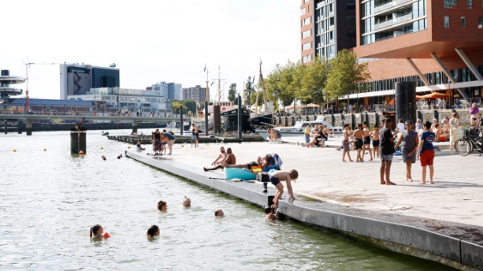 Vanaf 1 mei mag het weer: plonzen in de Rijnhaven! - Adverteren ...
