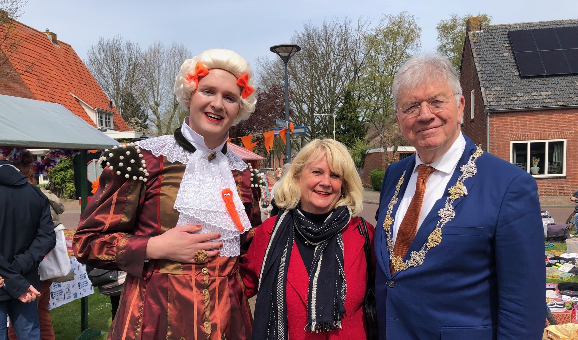 Hoog bezoek op Koningsdag Lepelstraat