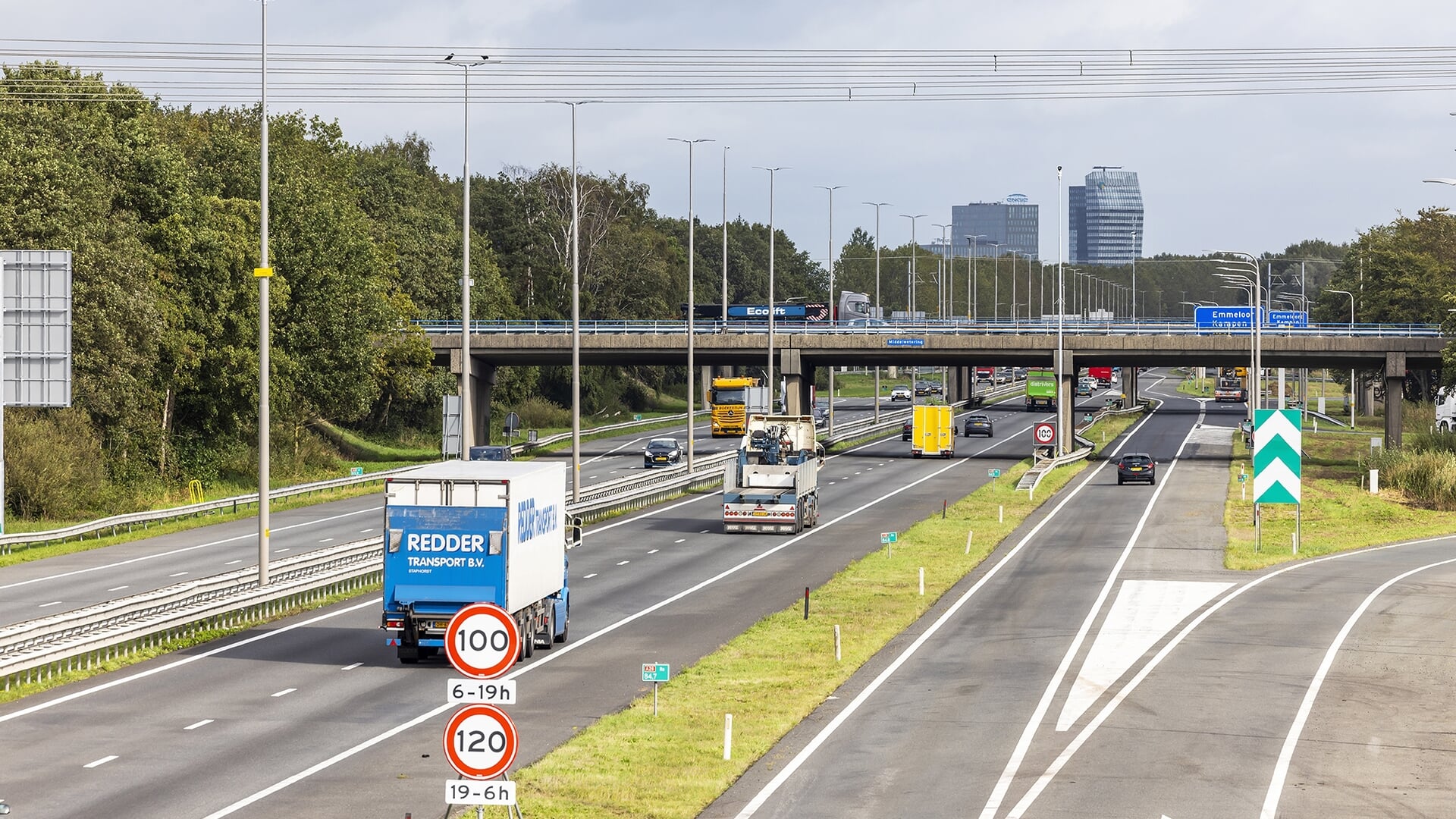 Afsluitingen in knooppunt Hattemerbroek in verband met afronding werkzaamheden