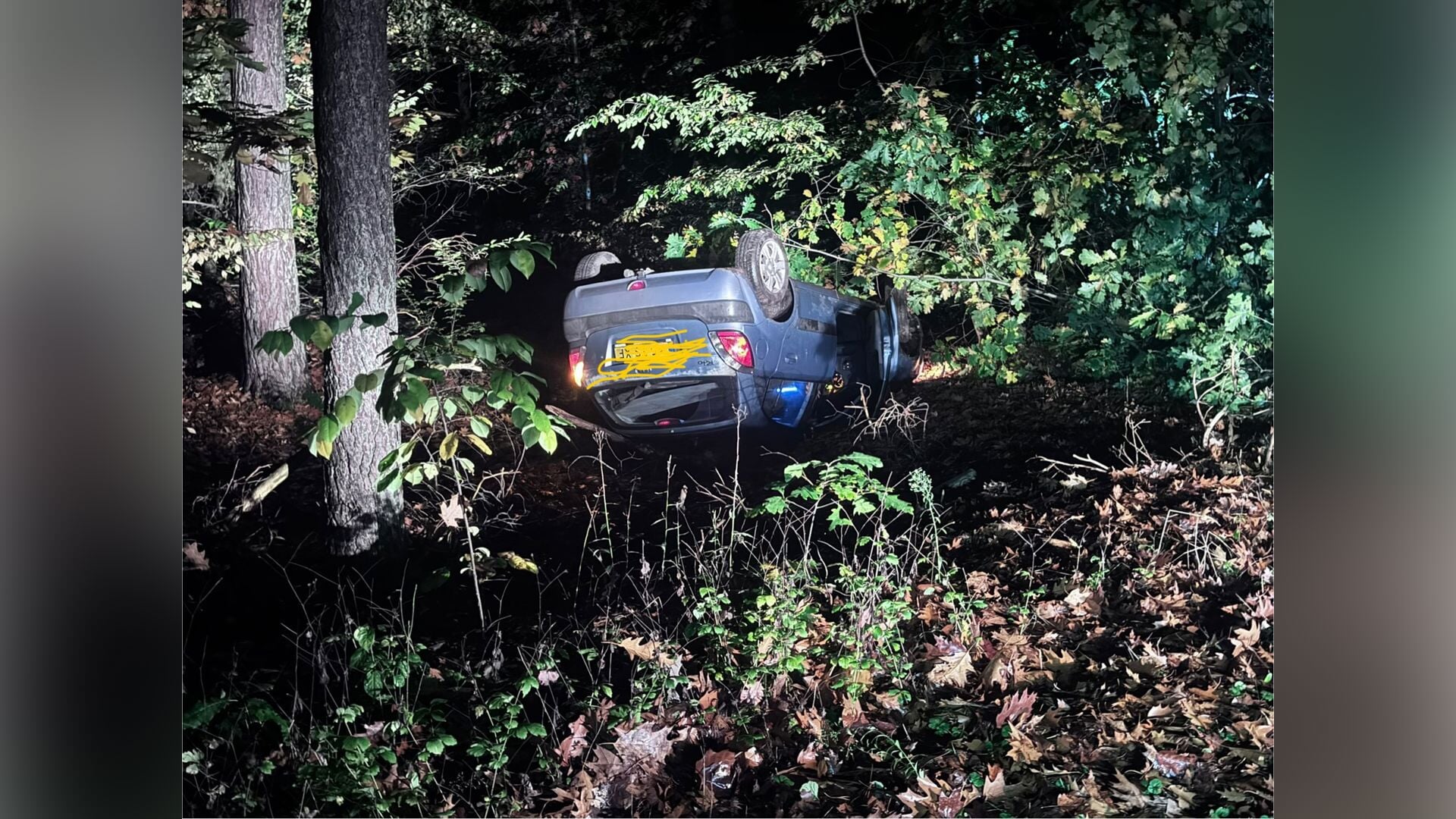 Eenzijdig ongeval op Plaggeweg in Nunspeet