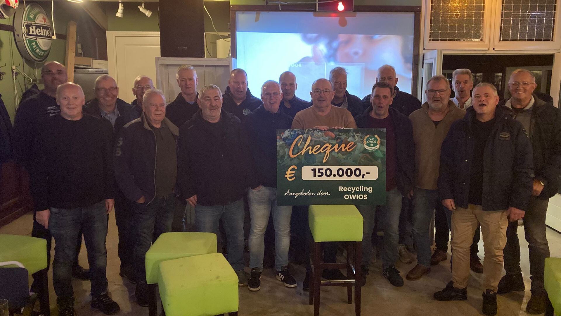 OWIOS ontvangt anderhalve ton voor nieuw clubgebouw