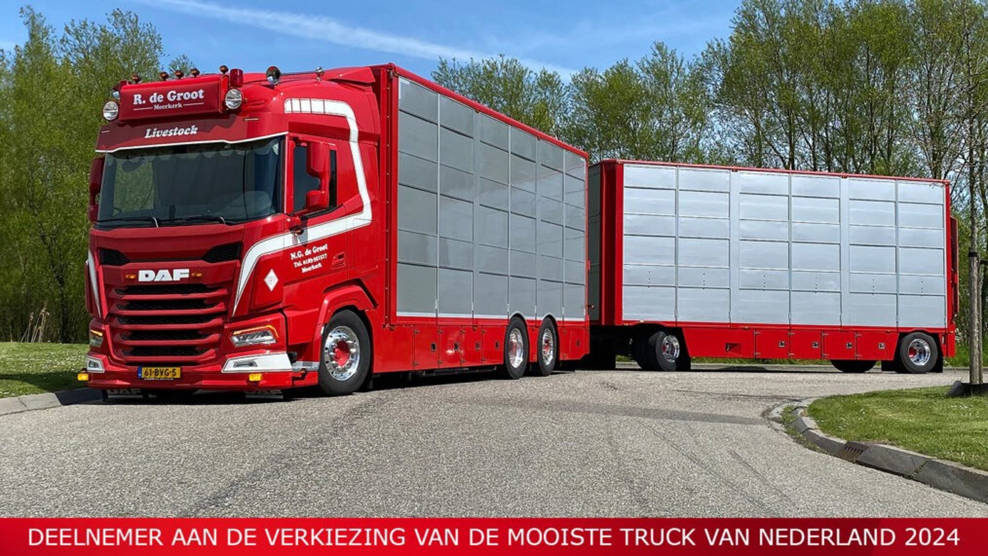 Nominatie ‘Mooiste Truck van Nederland’ voor vrachtwagen Robin de Groot ...