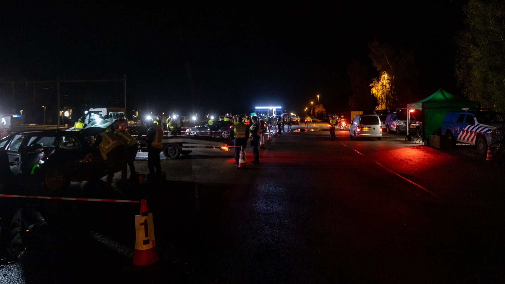 Politie houdt controle in ‘t Harde in ‘Week tegen ondermijning’