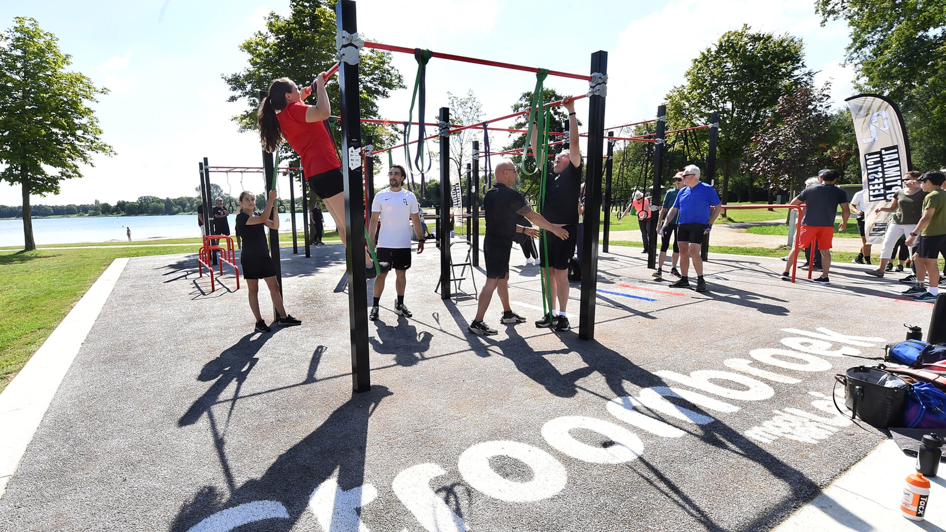 Opening Urban Sportspark op Stroombroek: ‘De grootste gratis sportschool van Nederland’