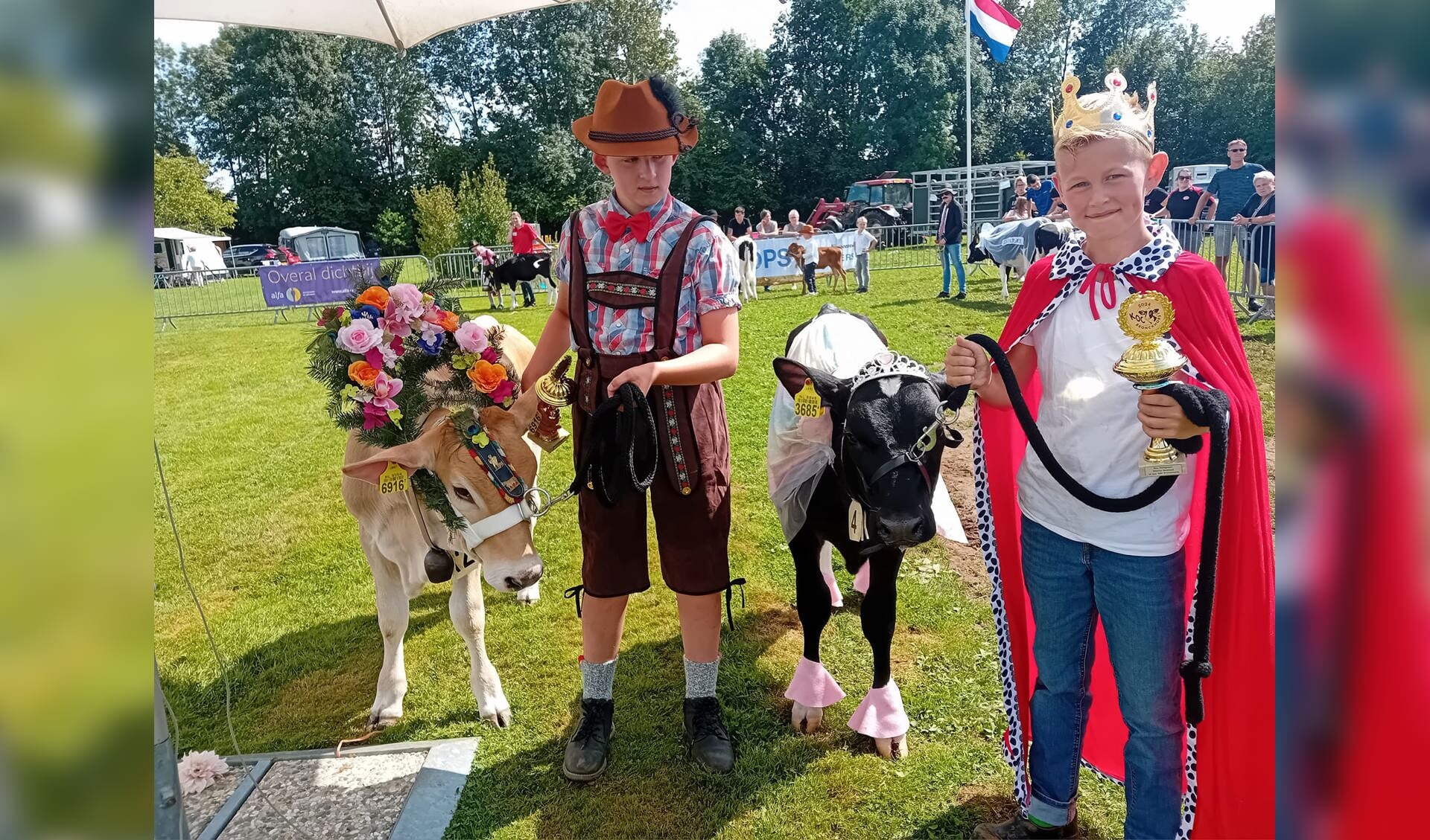 Niels Wasseveld en Vera dagkampioen Kalverkeuring Bronckhorst