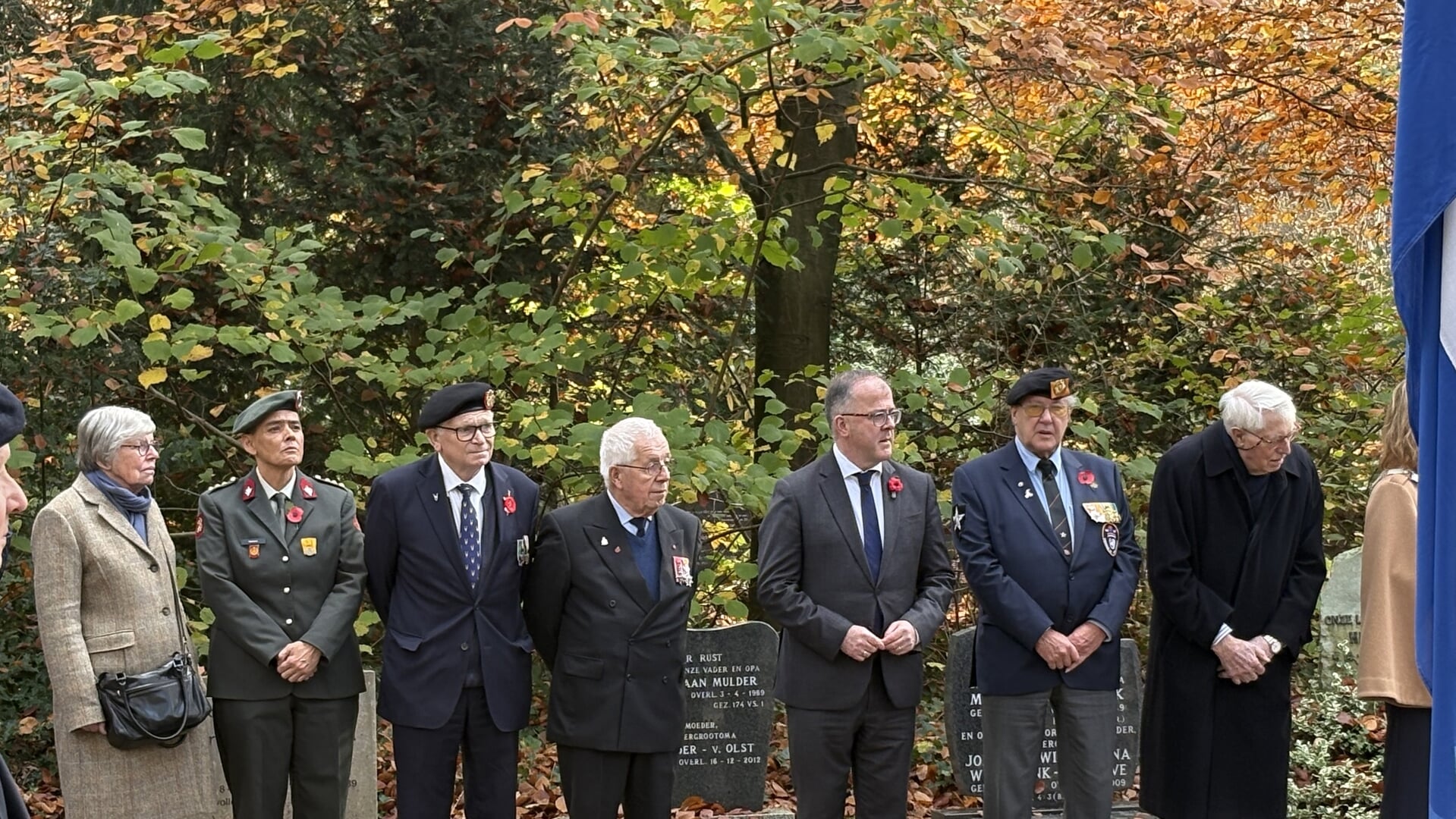 Grote belangstelling voor Poppy Day-herdenking in Nunspeet