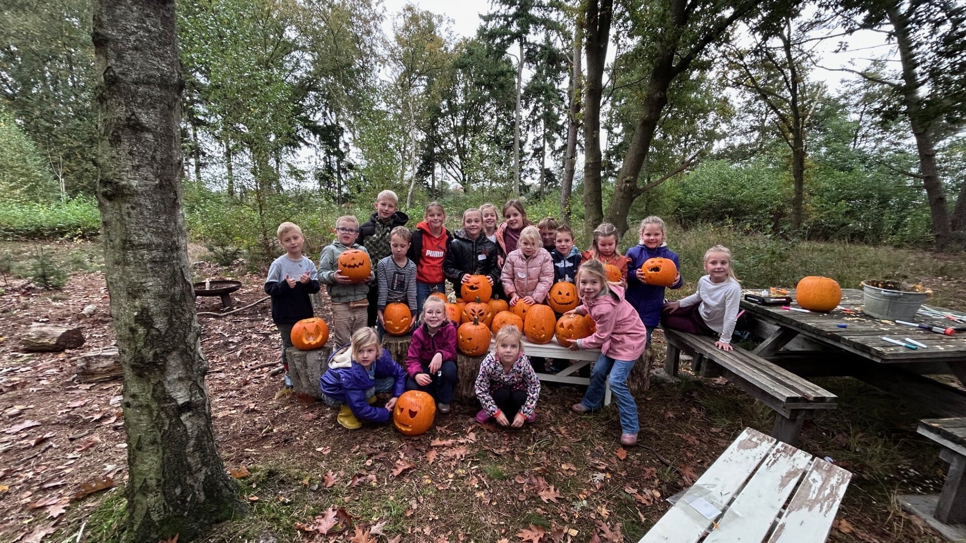 Bosplezier sluit seizoen af met succesvolle herfstactiviteit voor kinderen
