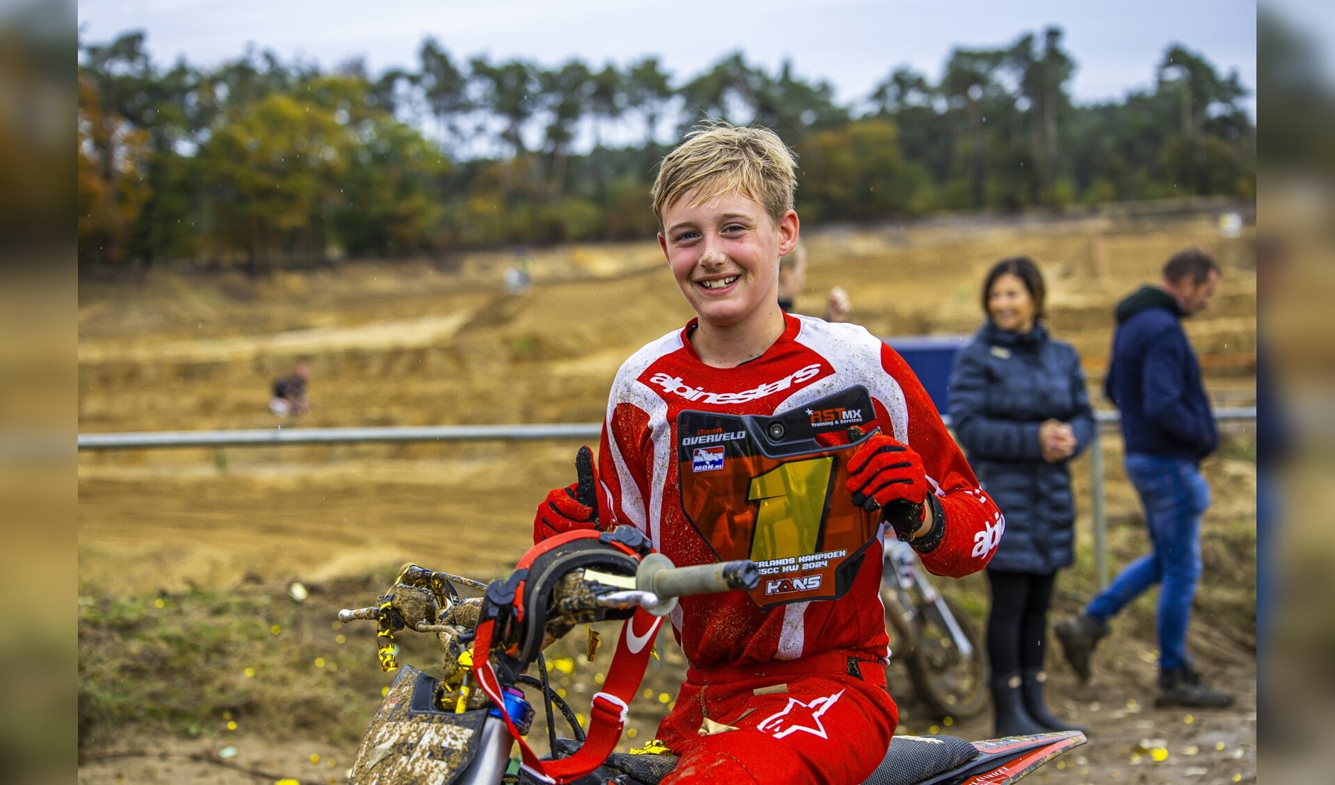 Daan Overveld Nederlands Kampioen 65cc kleine wielen