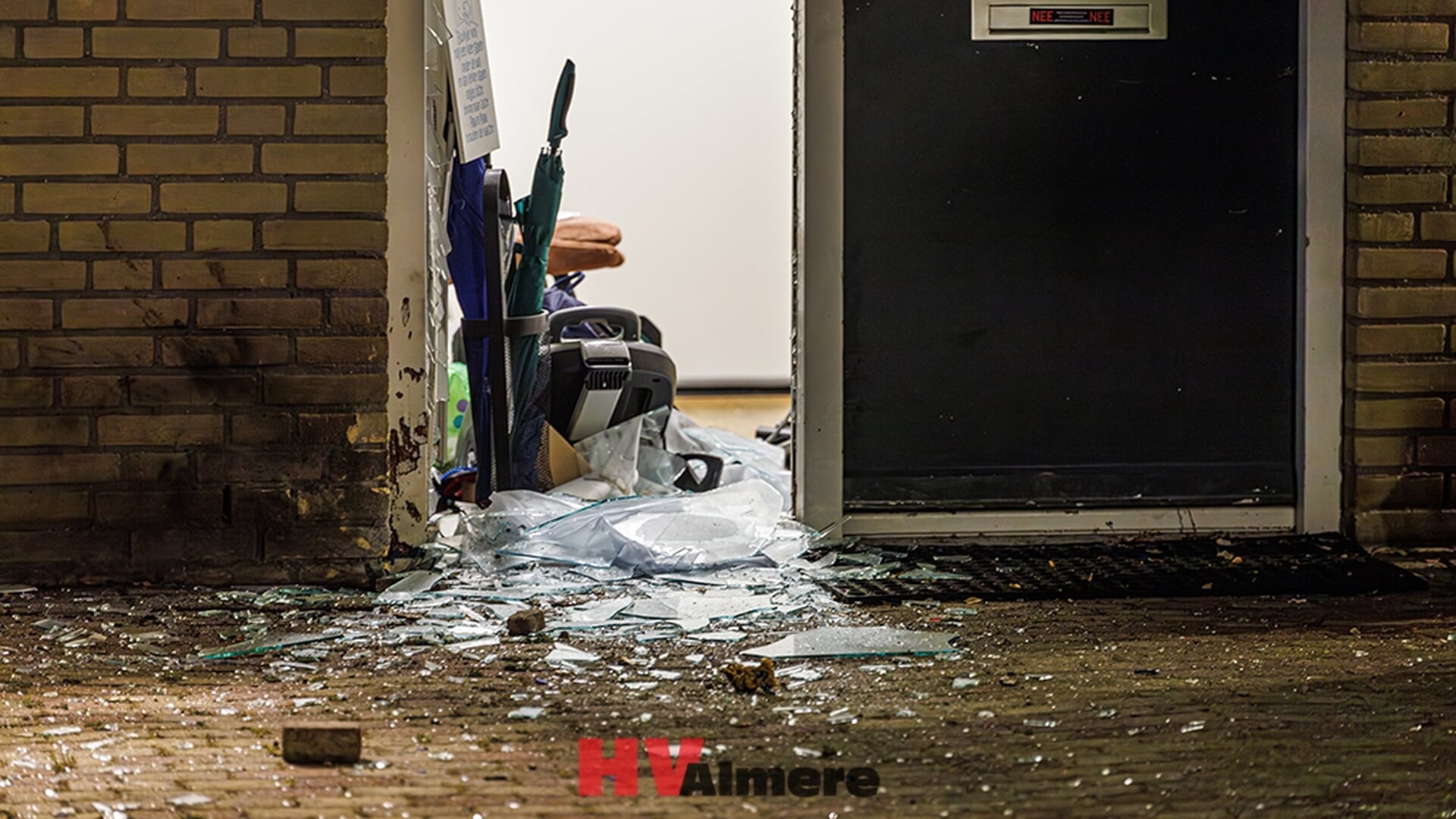 Explosie in Brusselstraat