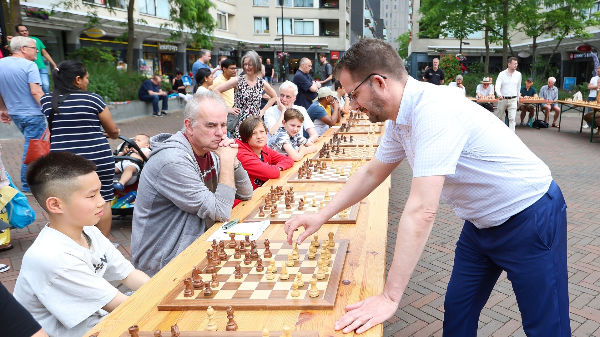 Schaken tegen grootmeesters