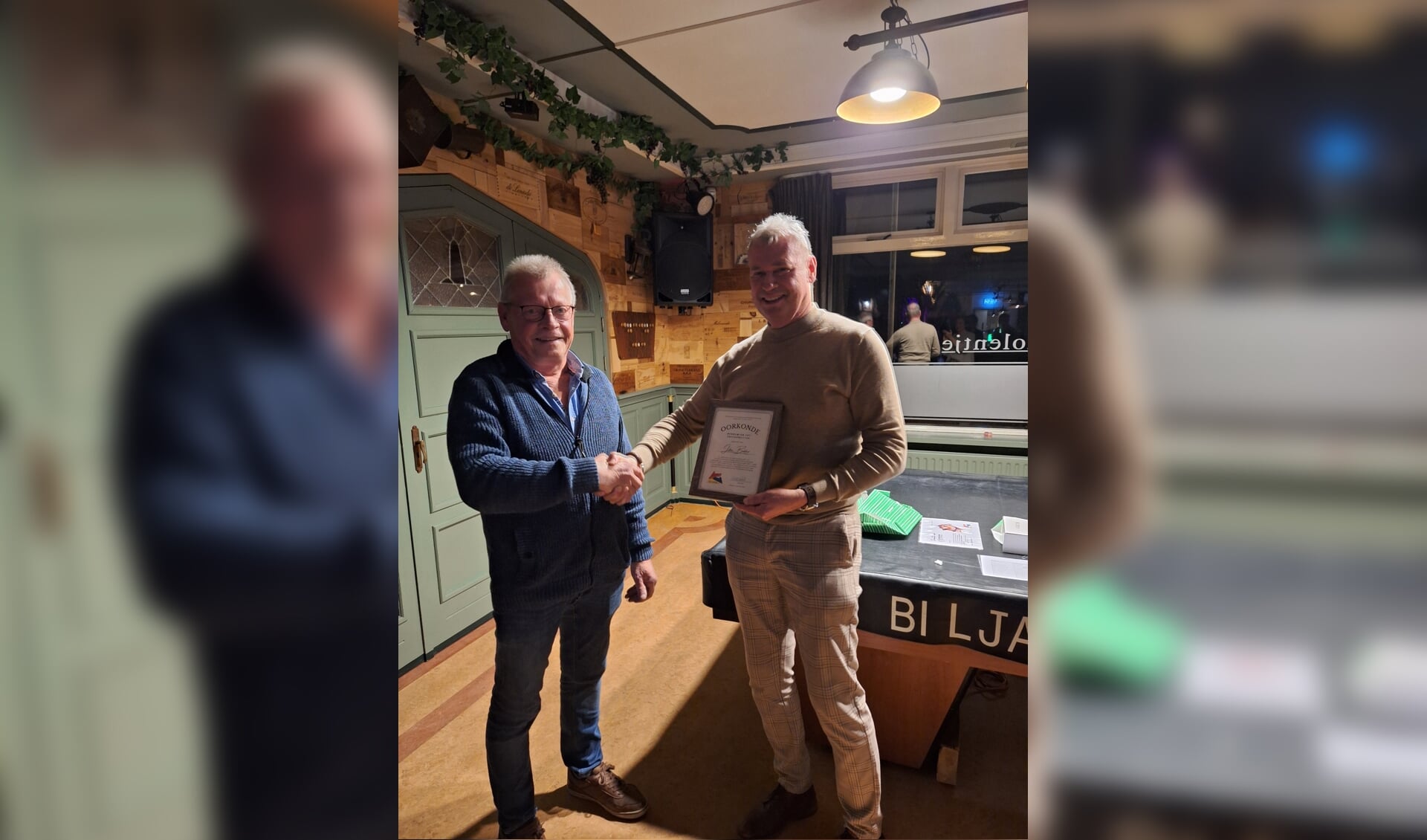 John Bakker erevoorzitter Ondernemend Silvolde