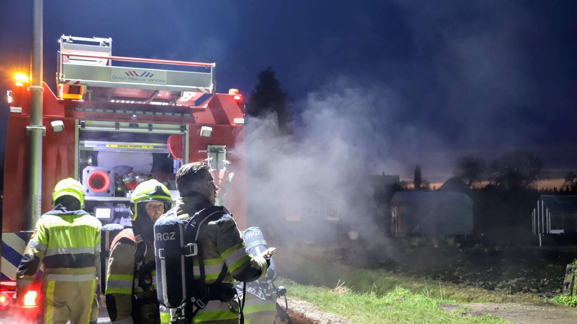 Schuurbrand in Eck en Wiel