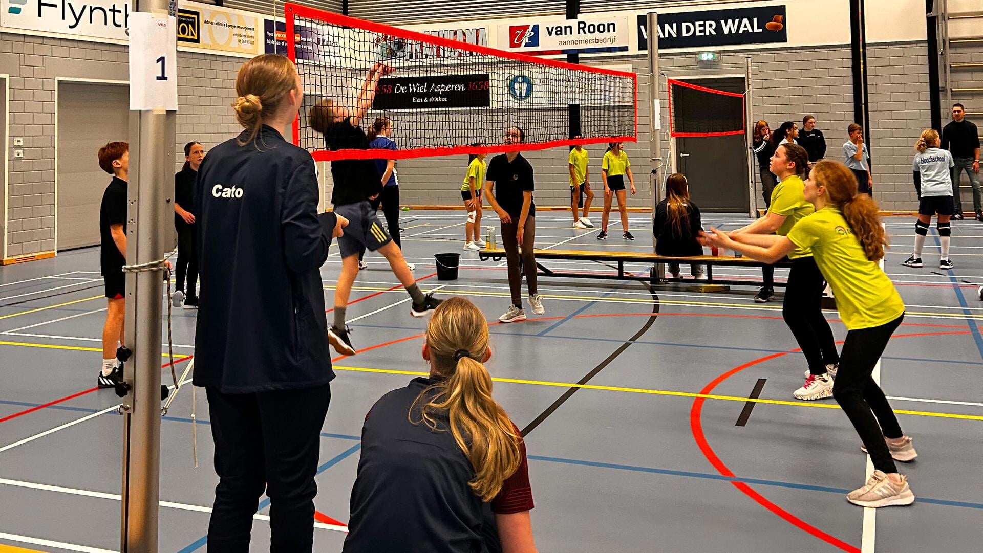Volleybaltoernooi met basisscholen in Asperen