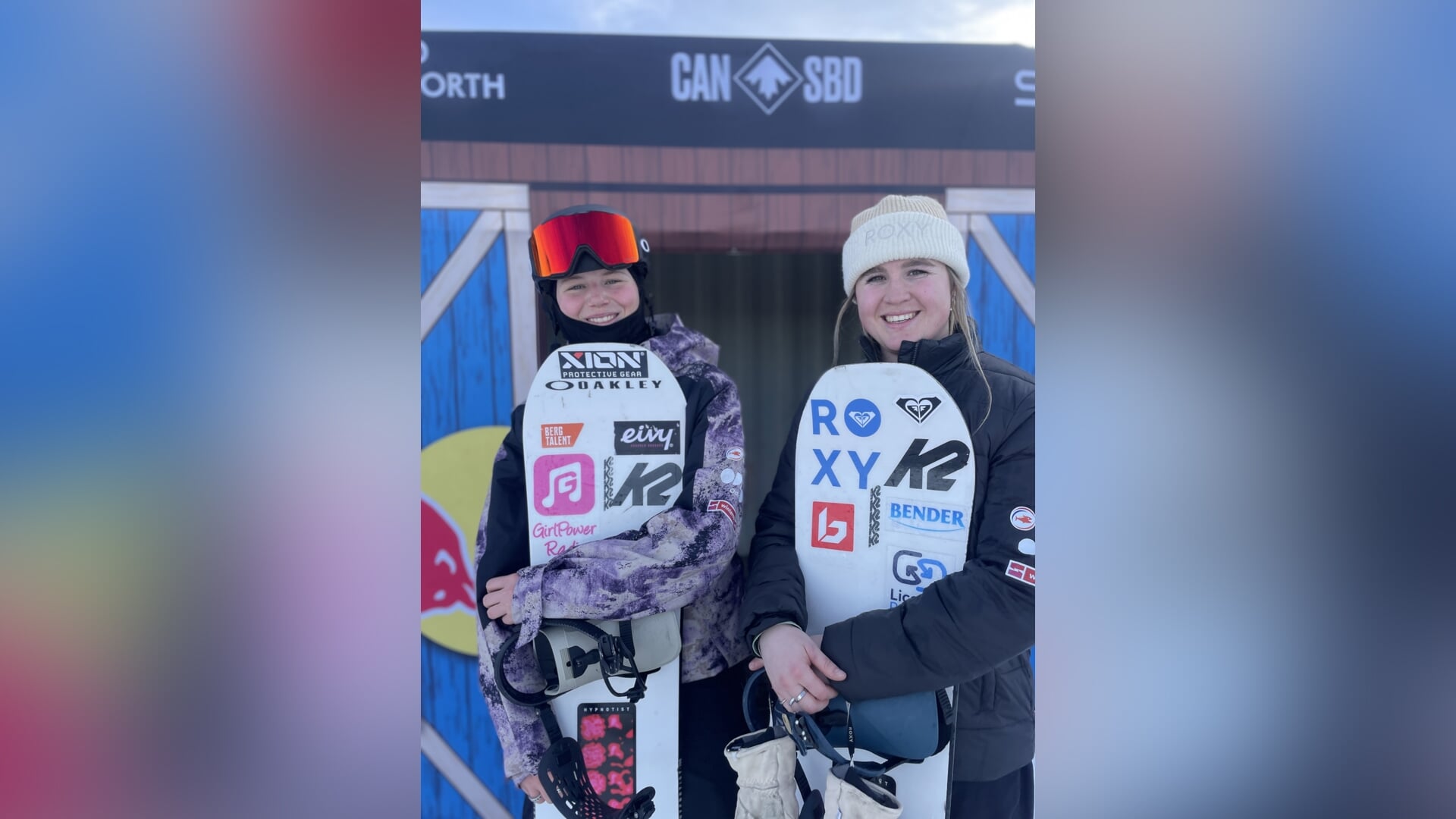 Snowboardster Melissa Peperkamp bij seniorenmiddagen Heelweg