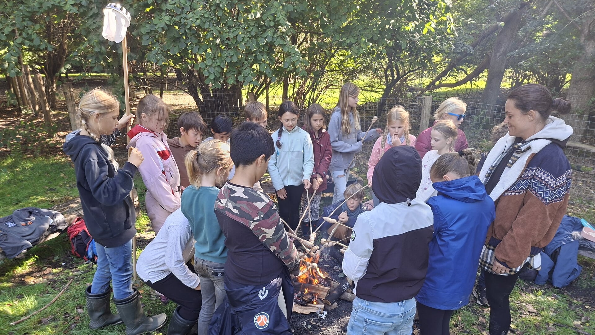 Vrijeschool Oosterwold gebruikt natuur als klaslokaal