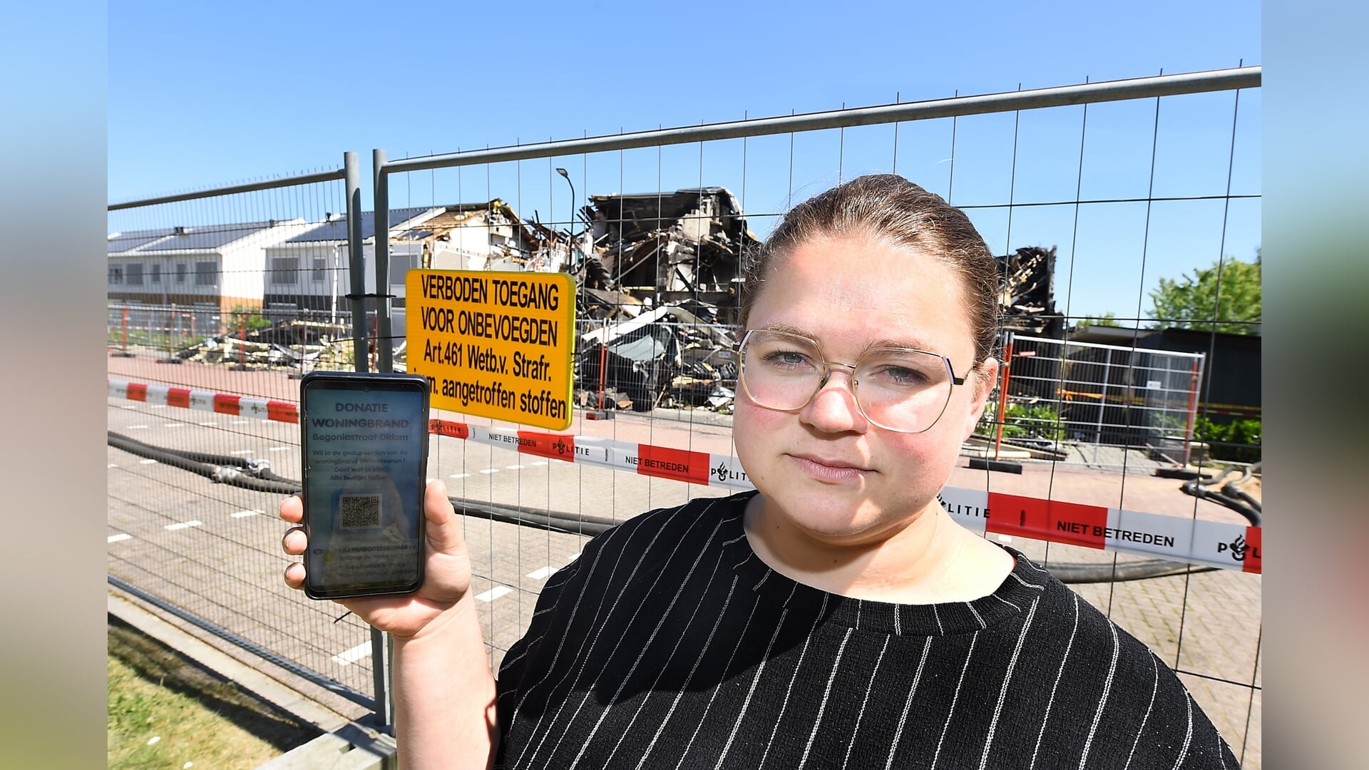 Janice Polderman rent op de brand af en start een crowdfundingactie ...