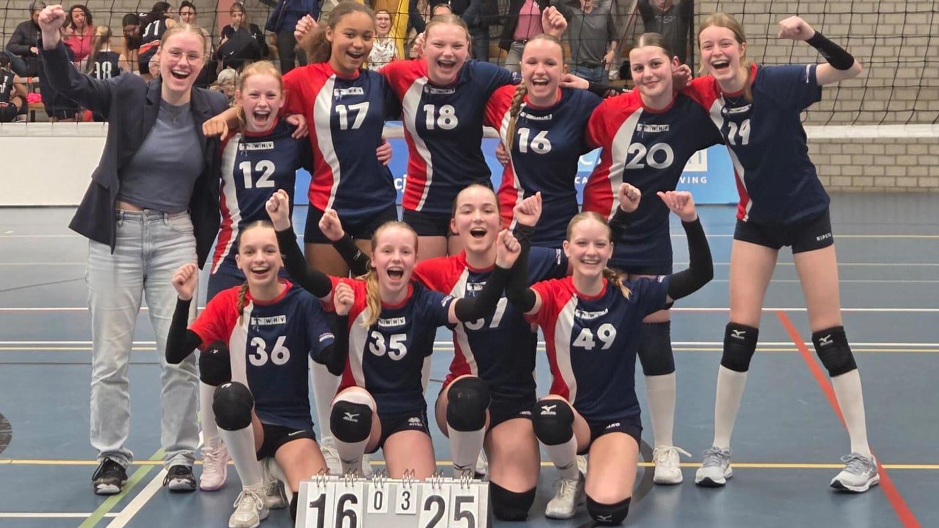 Volleybal: Meisjes C van WHV naar de finale regiobeker