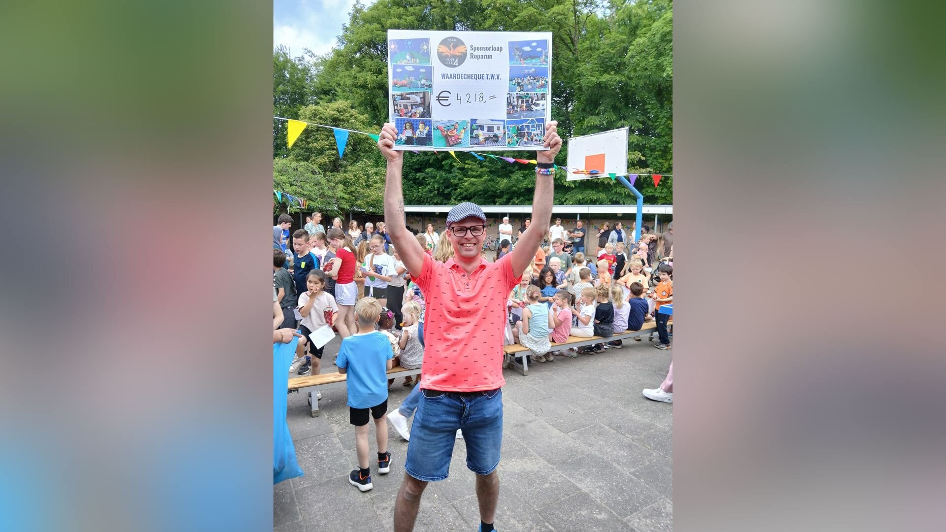 Leerlingen lopen duizenden euro’s bijeen voor Roparun