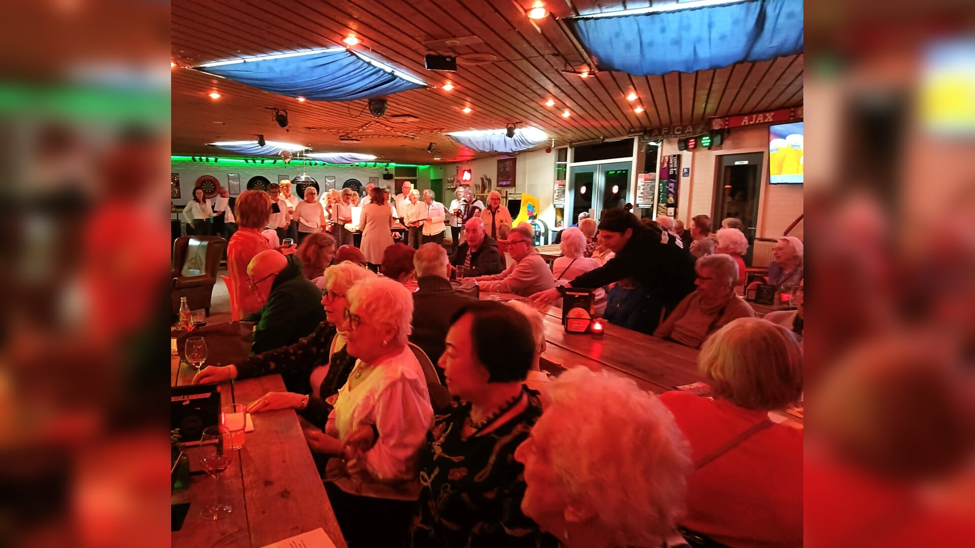 “Amsterdamse grachten” in het Sportcafé