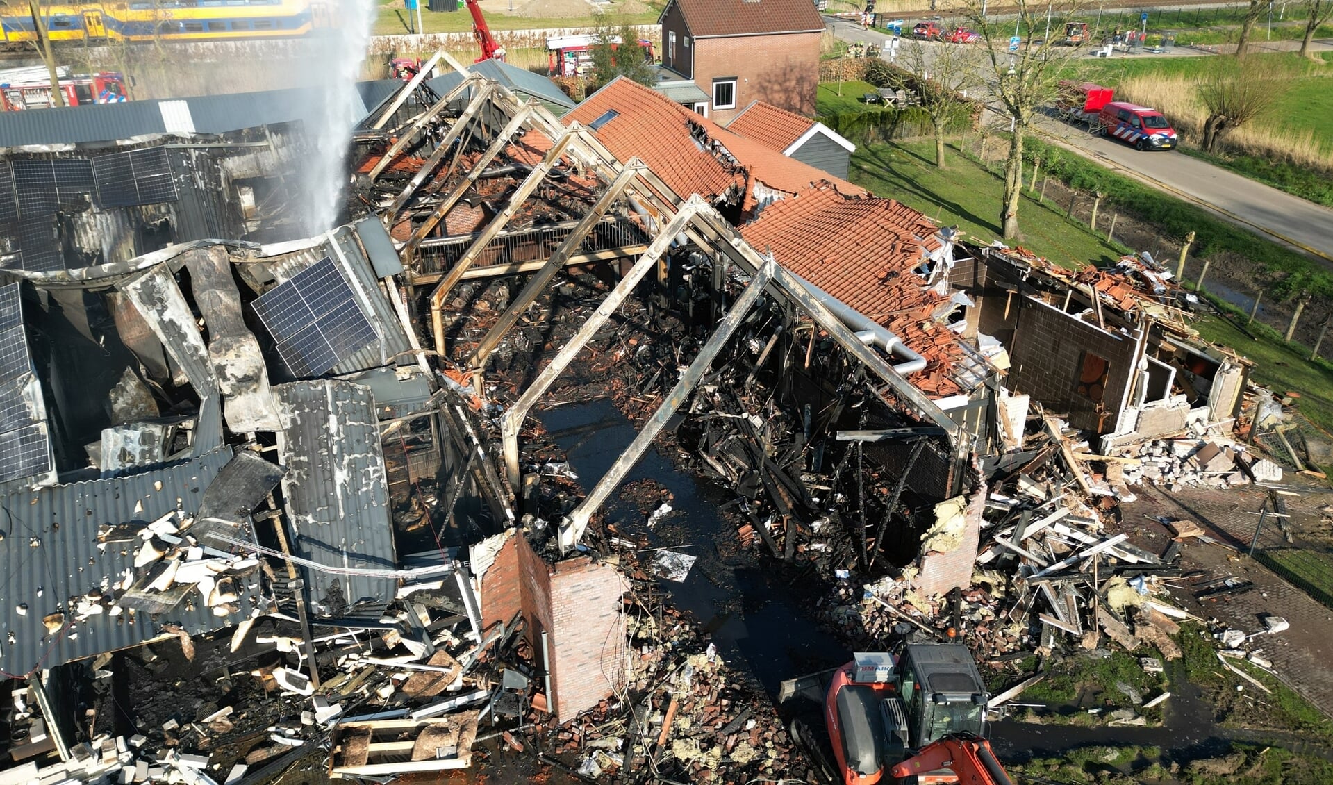 Brand bij zorginstelling in Tricht: ‘Dankbaar dat alle cliënten en medewerkers op tijd in veiligheid