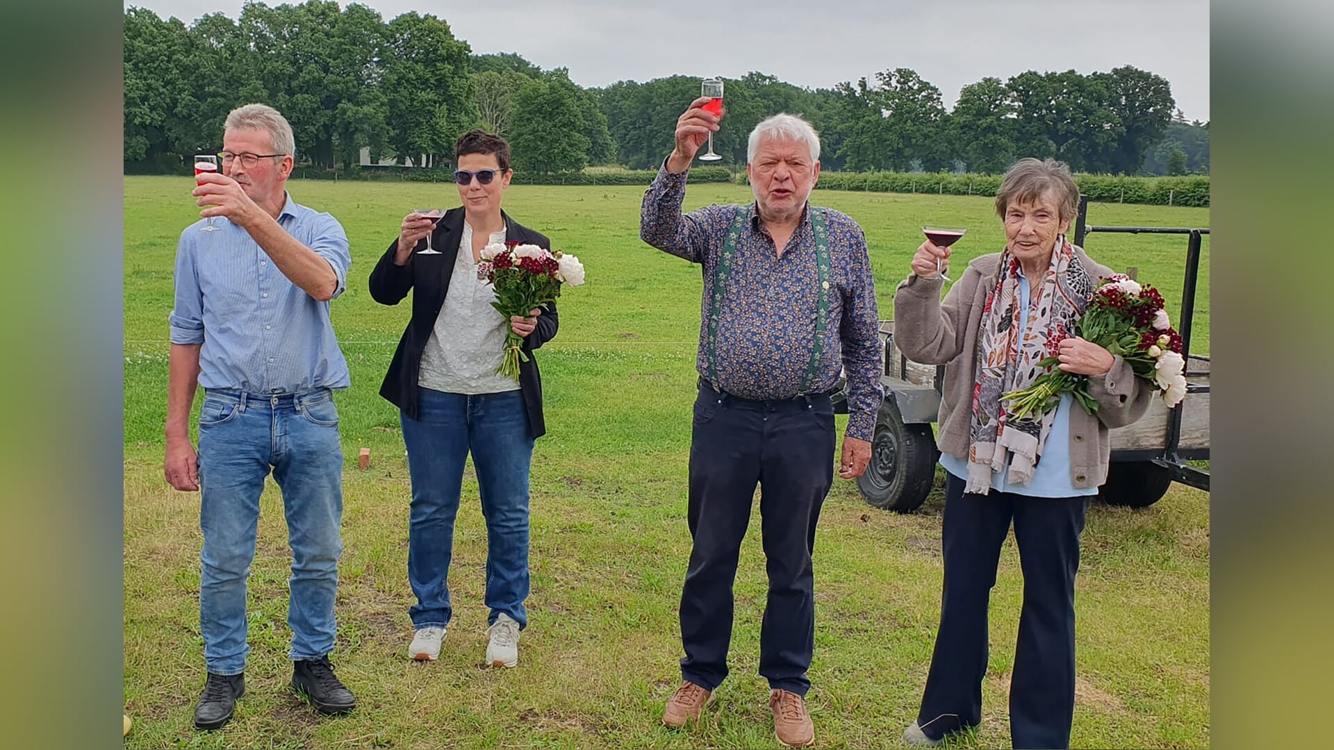 Jubilerende imkers gehuldigd