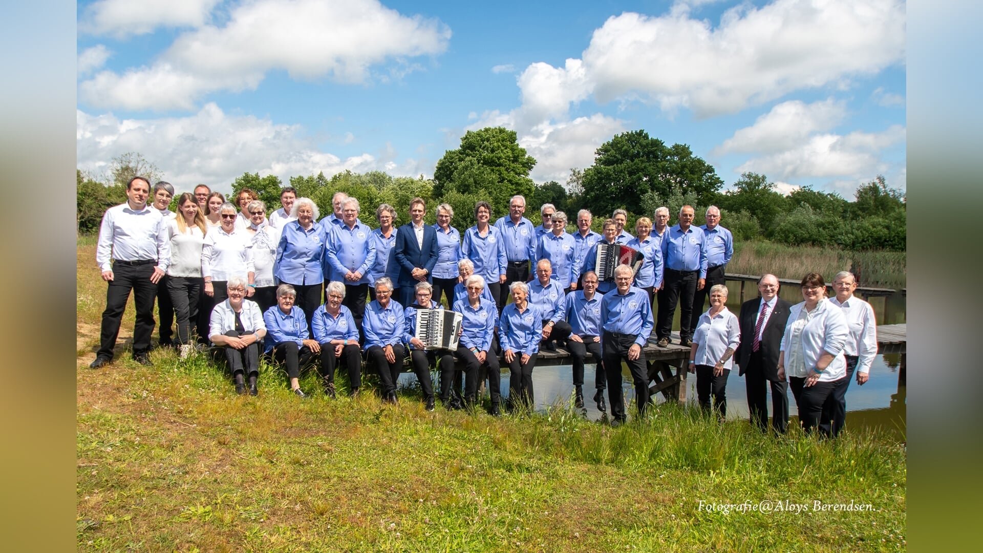 Accordeonisten ontvangen groep uit Dortmund