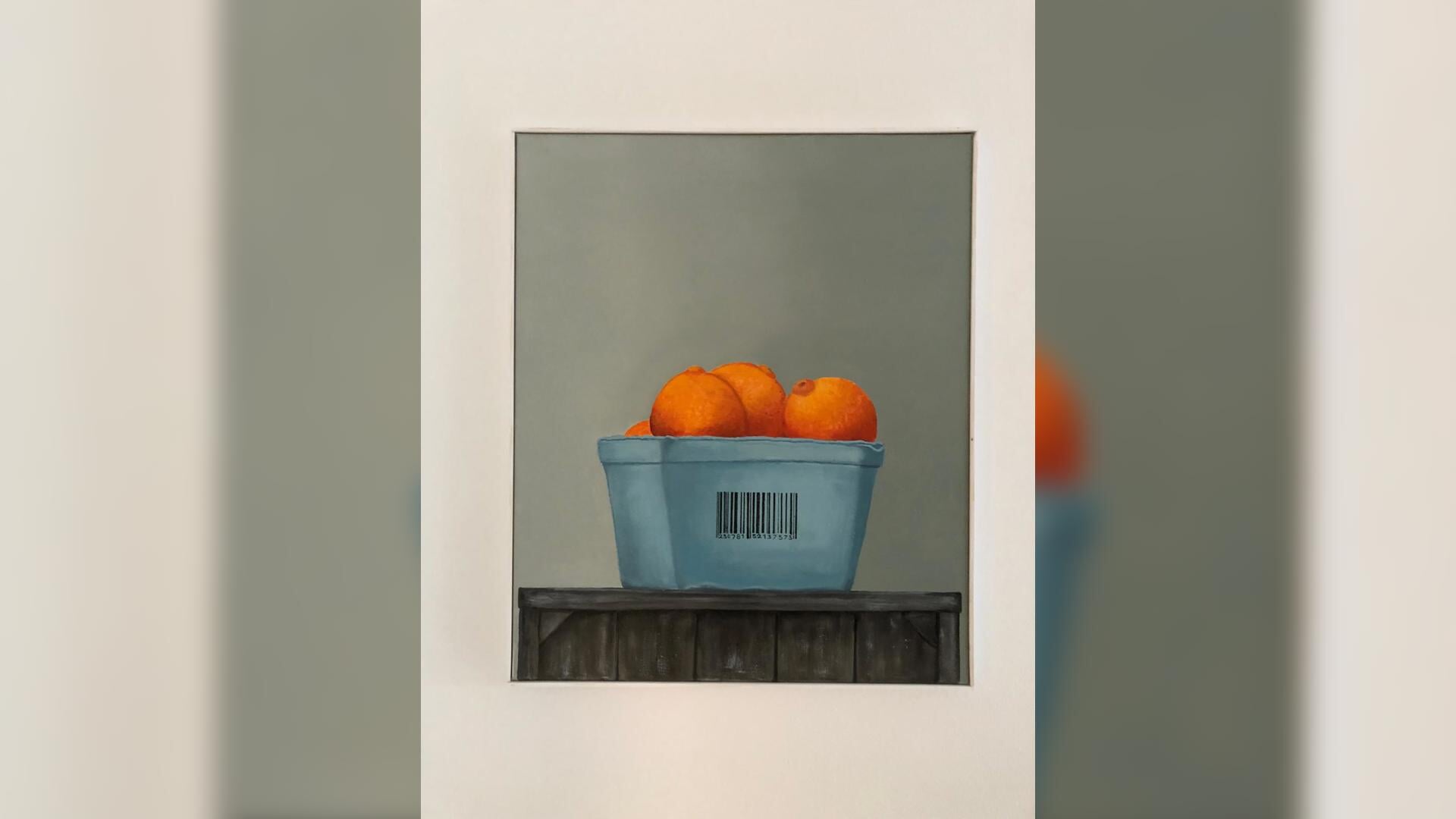 Werken van kunstenaars Atelier Nuance exposeren in het gemeentehuis van Ouderkerk